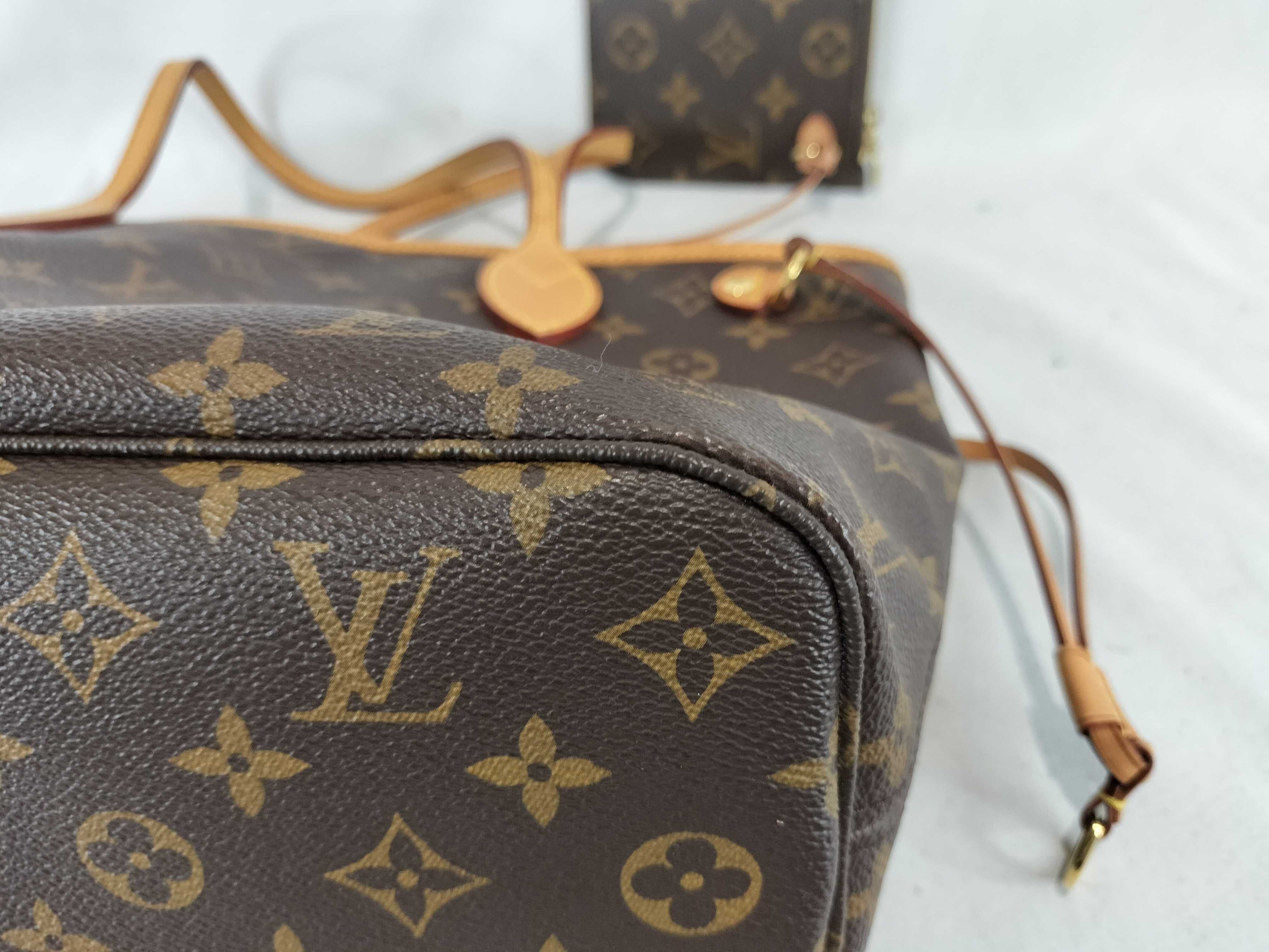 Monogram Neverfull Fuchsia Handbag — view 6
