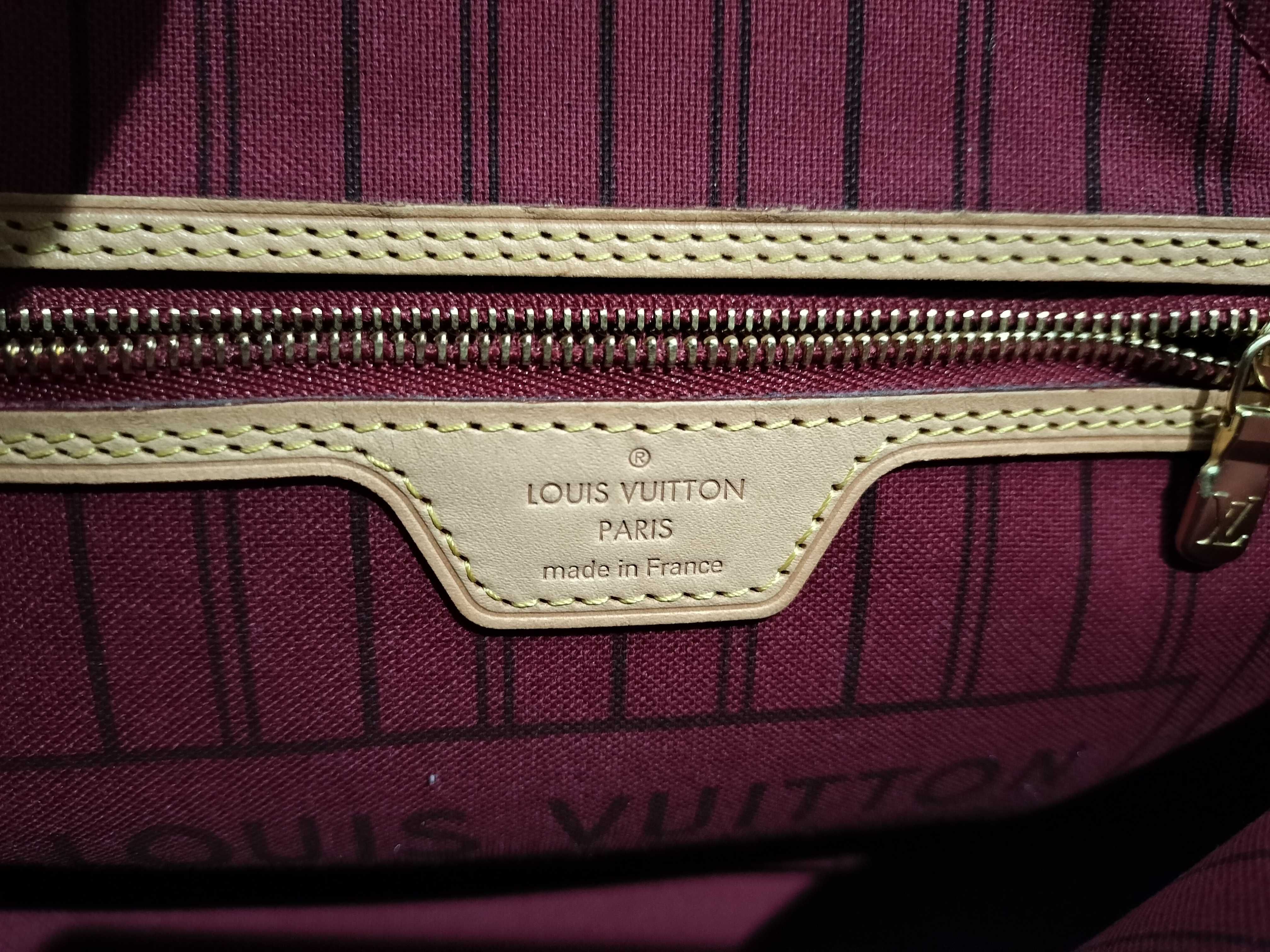 Monogram Neverfull Fuchsia Handbag — view 10