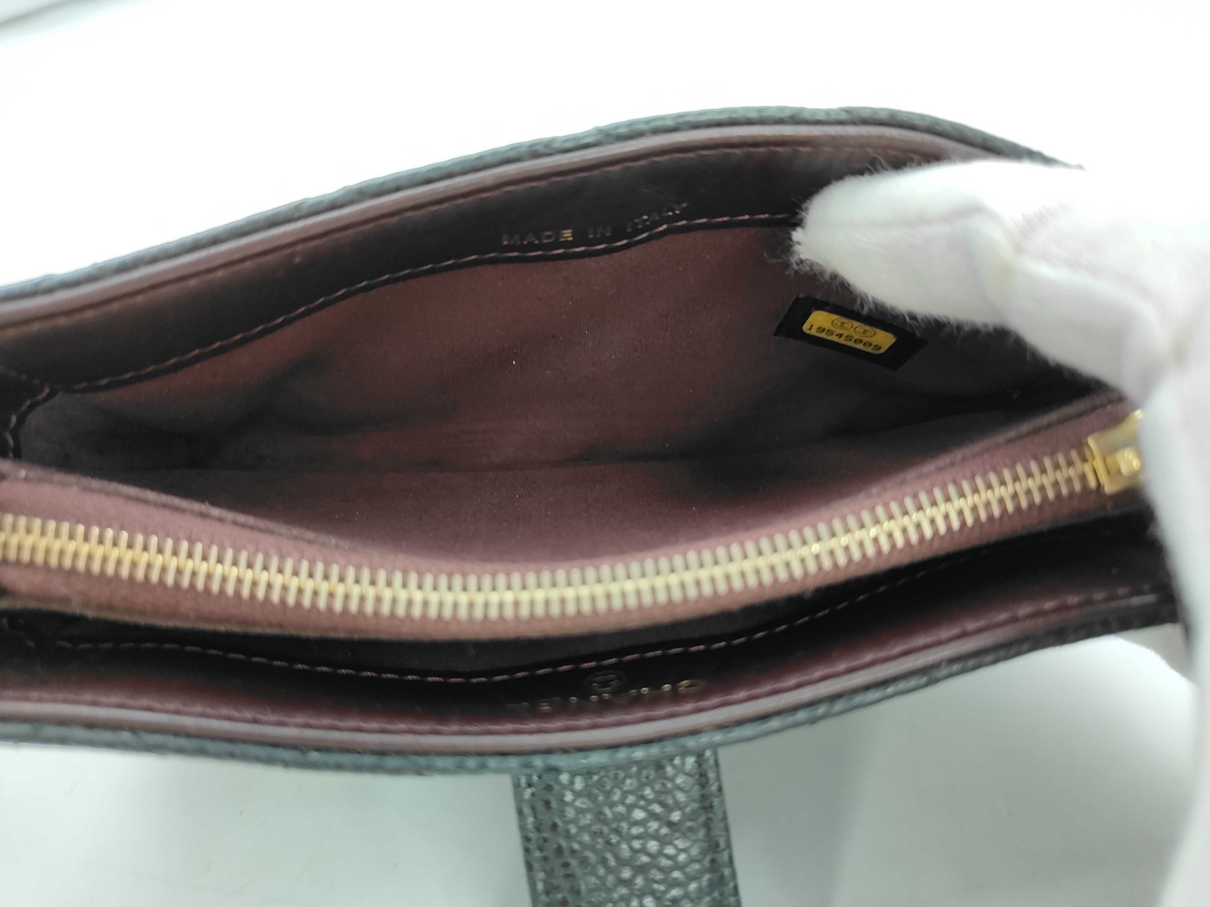 Caviar Skin Matelasse Pouch Black No. 19 Pouch — view 5
