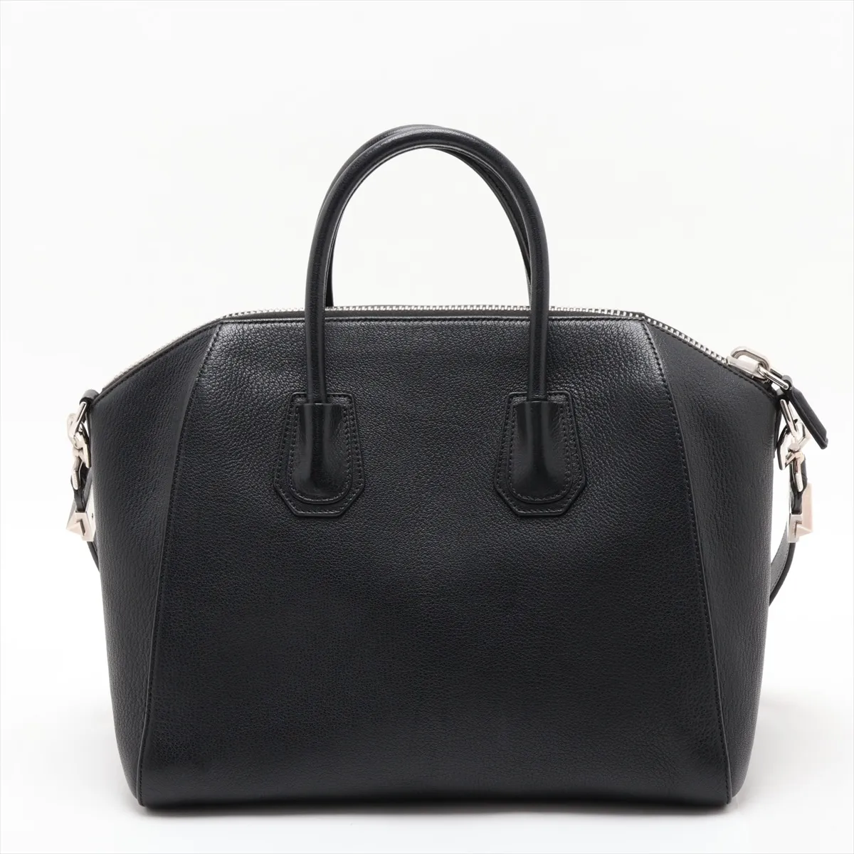 Antigona Leather 2-Way Handbag, Black — view 2