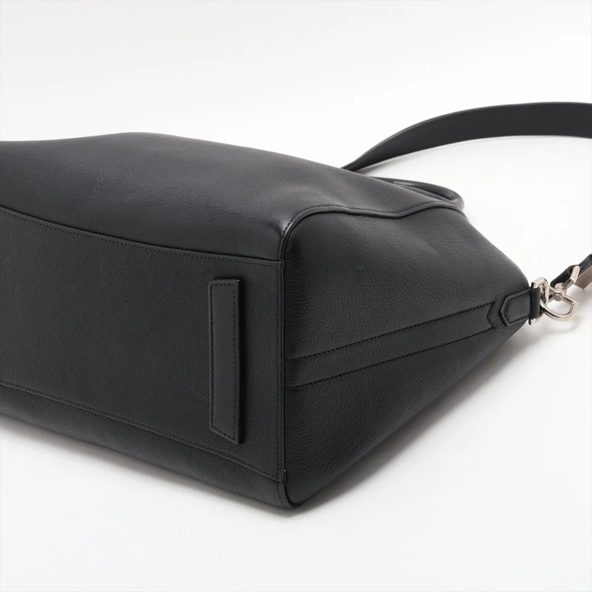 Antigona Leather 2-Way Handbag, Black — view 3