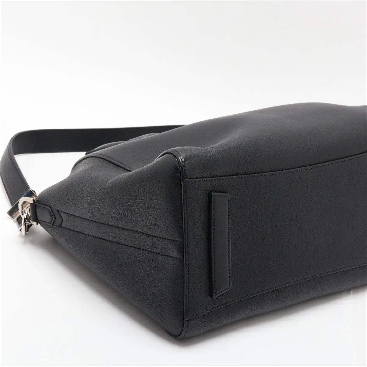 Antigona Leather 2-Way Handbag, Black — view 4