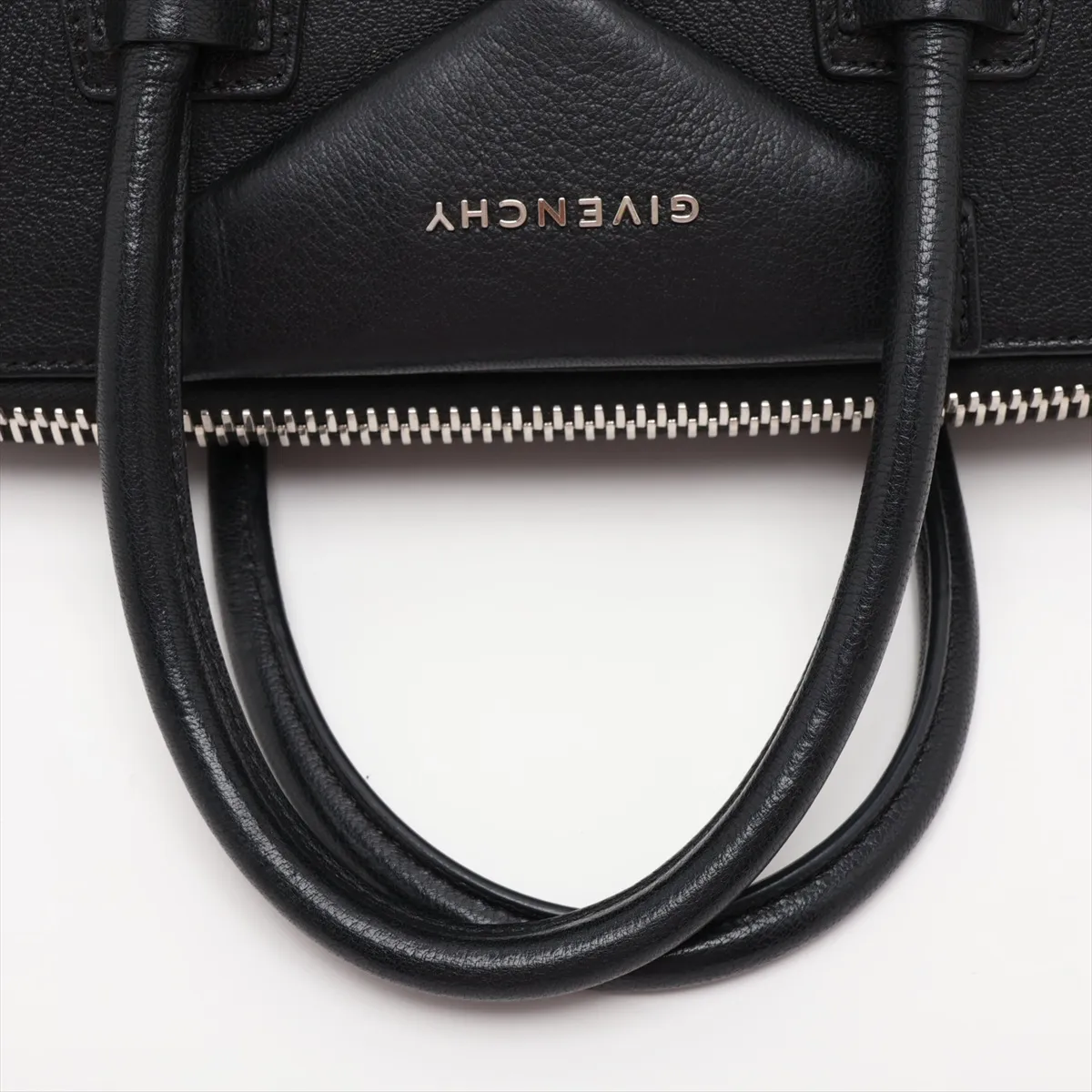 Antigona Leather 2-Way Handbag, Black — view 5