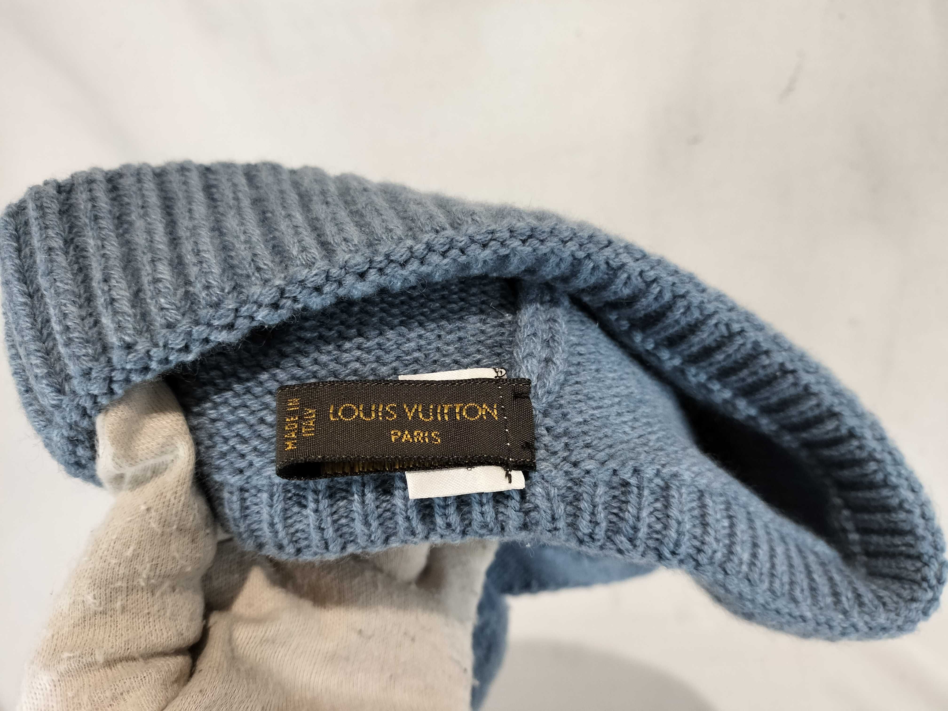 Knit Cap Cashmere Blue Box Included Handbag — view 5