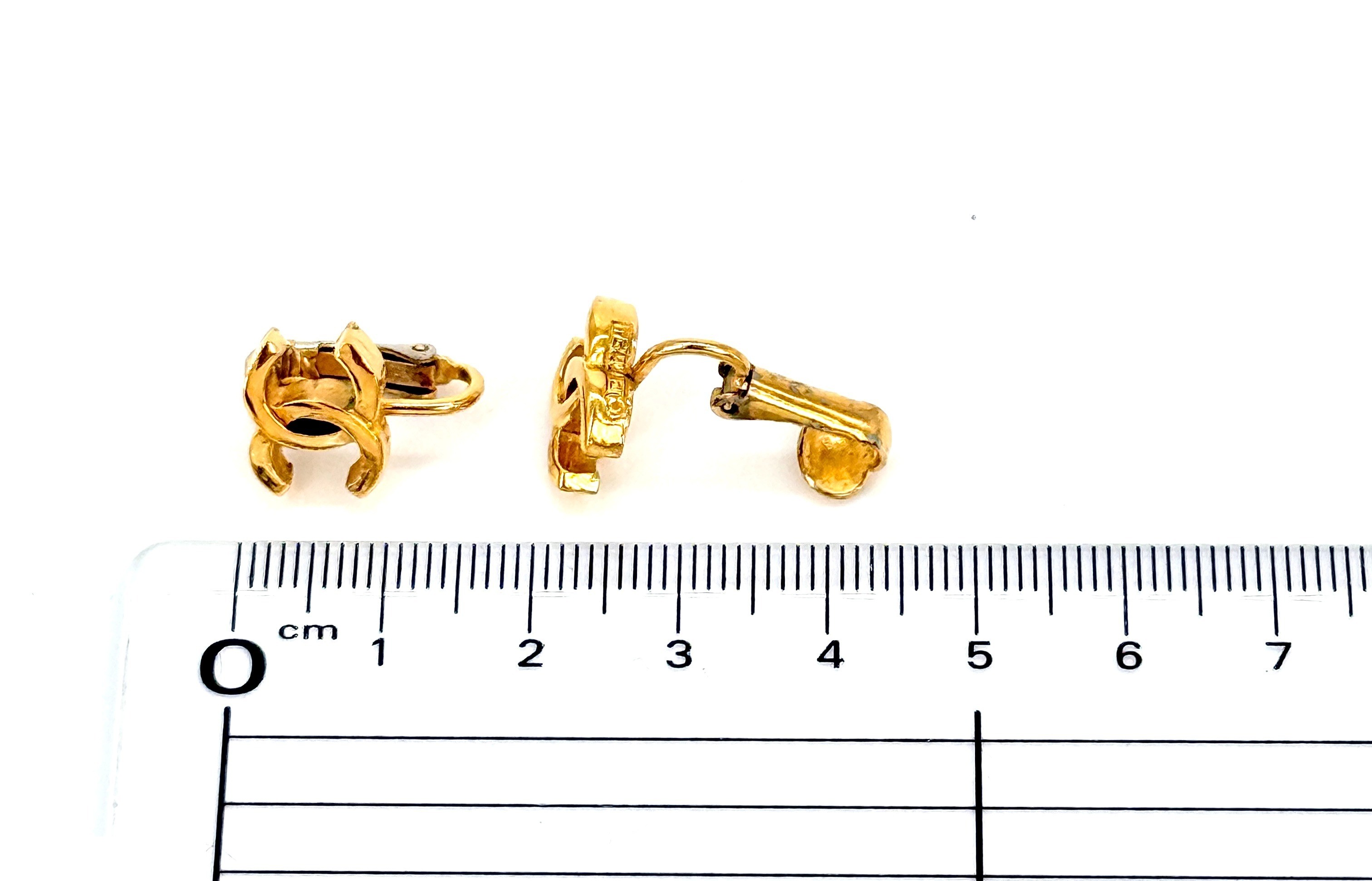 Coco Mark Earrings (Precious Metal) / GP Earrings, with Box — view 10