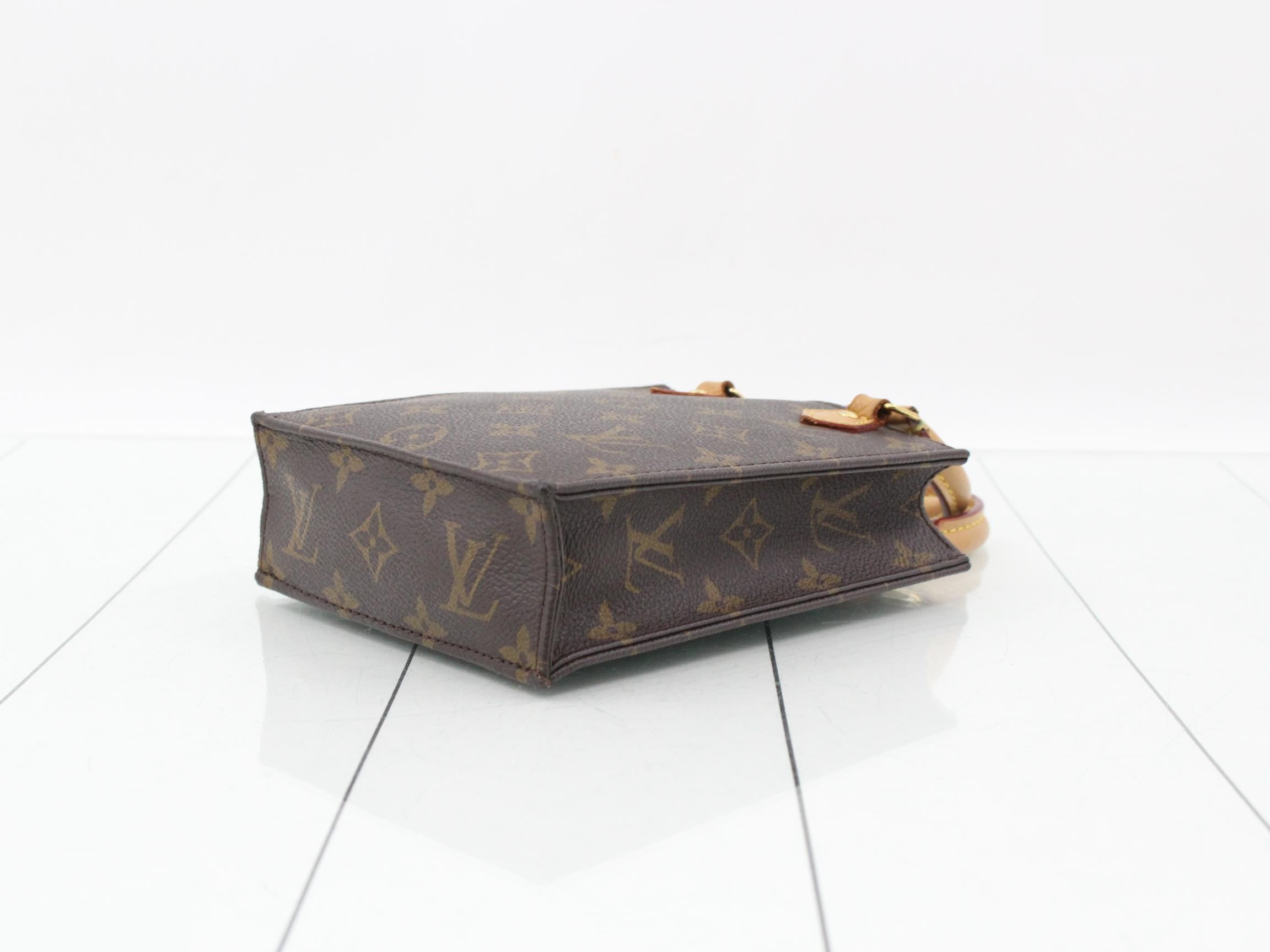 Monogram Petite Sac Plat Shoulder Bag — view 6