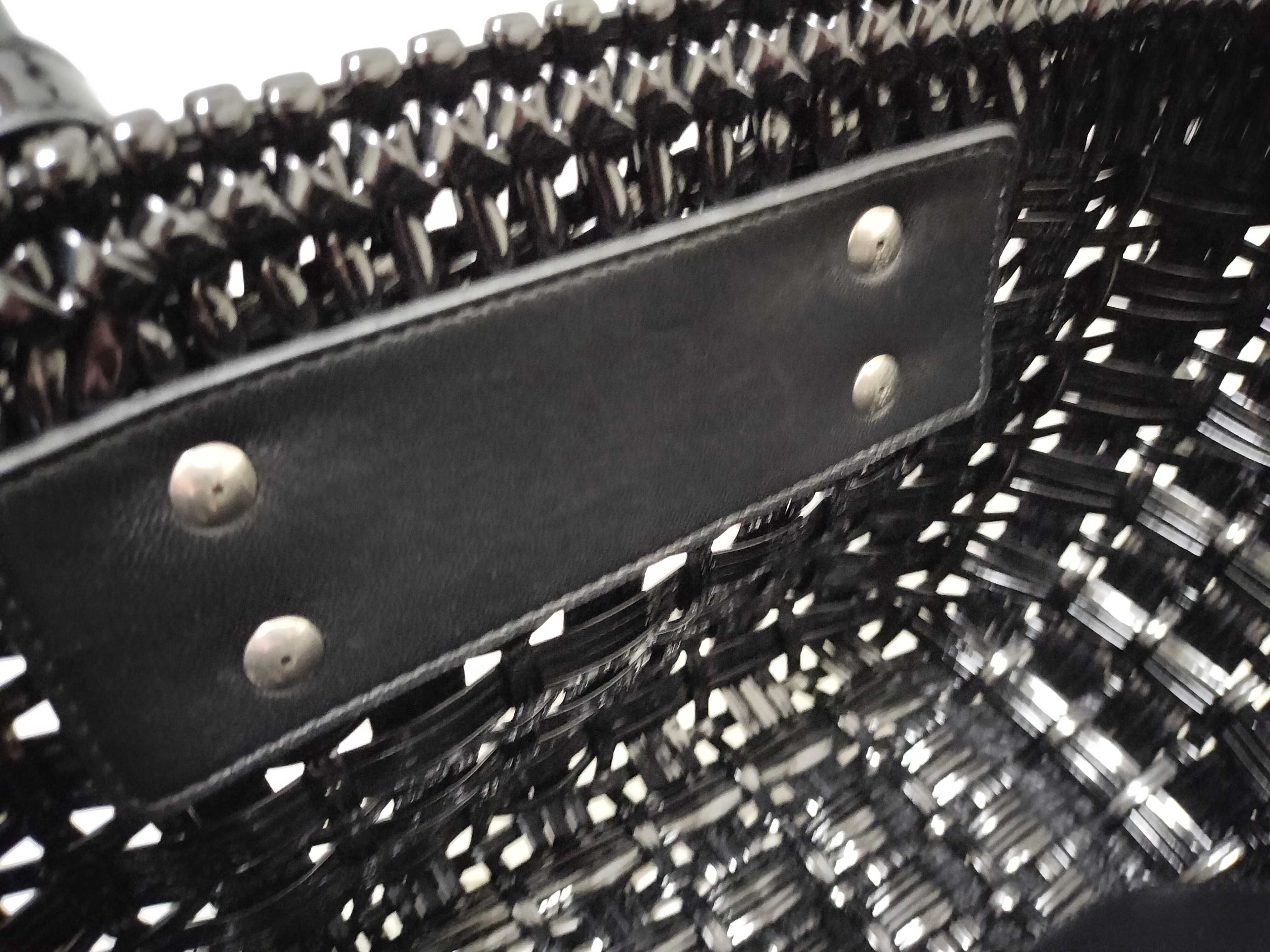 Bistro Basket Bag XS Patent Leather 2-Way Handbag Black 671342 Handbag — view 14