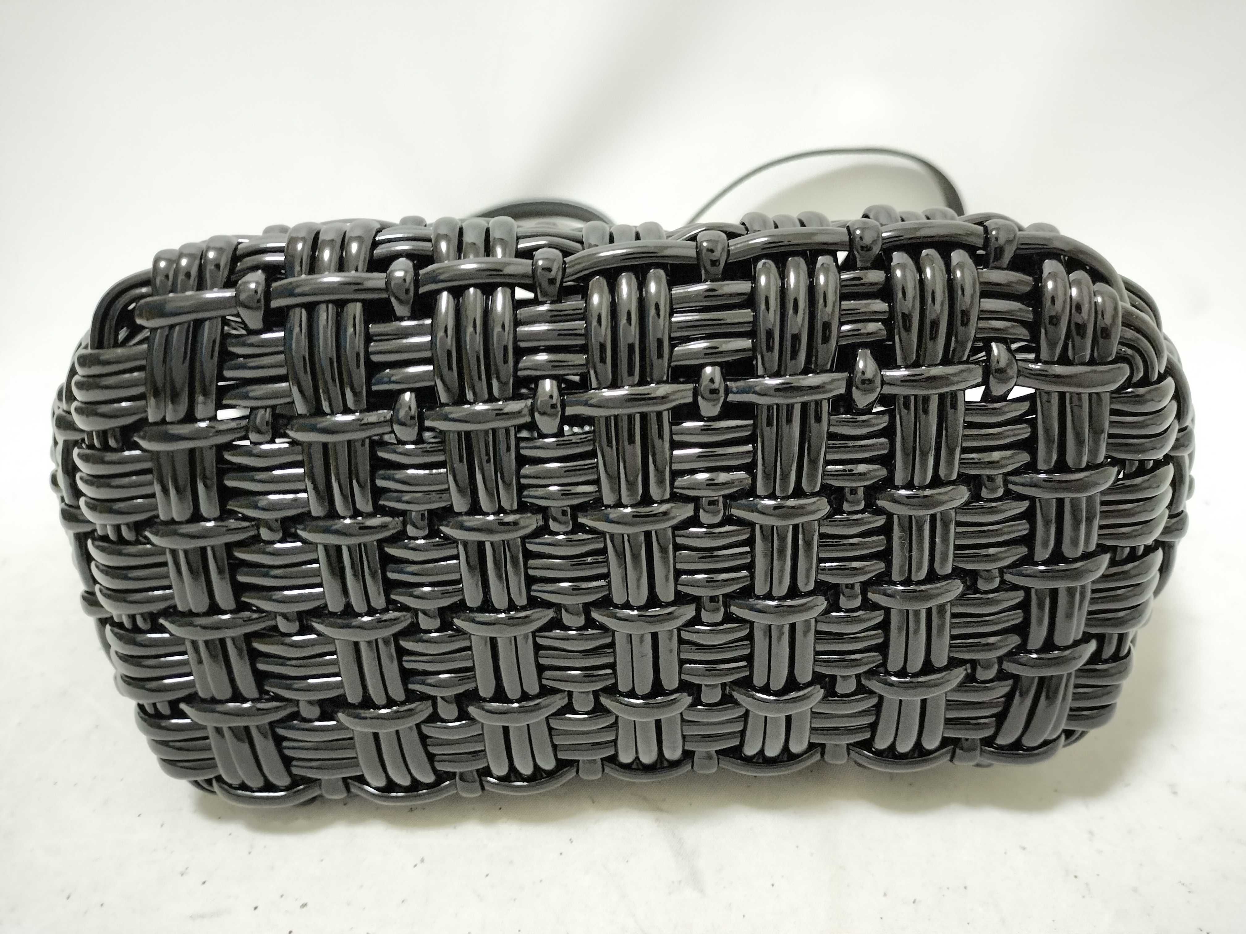 Bistro Basket Bag XS Patent Leather 2-Way Handbag Black 671342 Handbag — view 8
