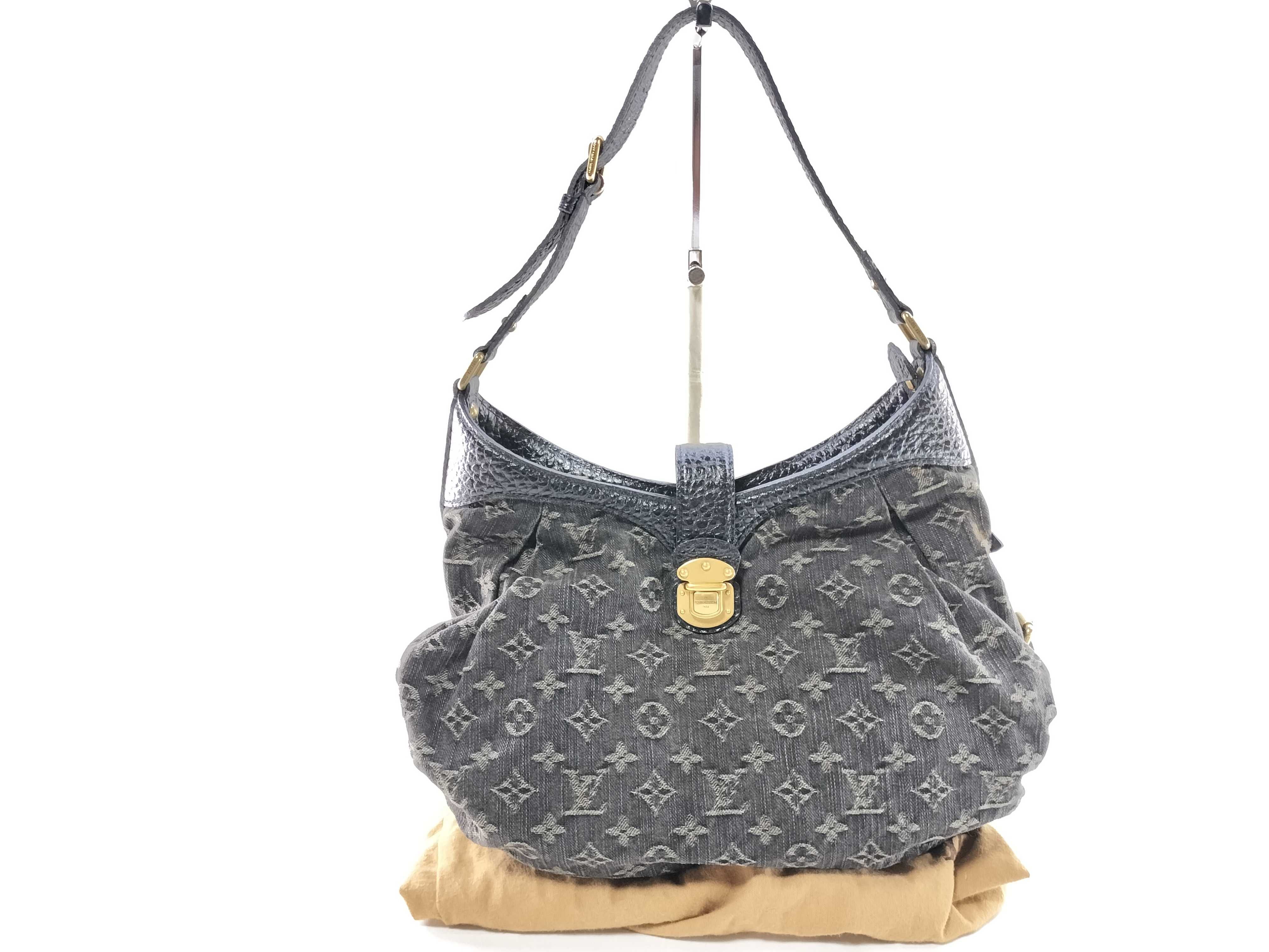 Monogram Denim Slightly Shoulder Bag