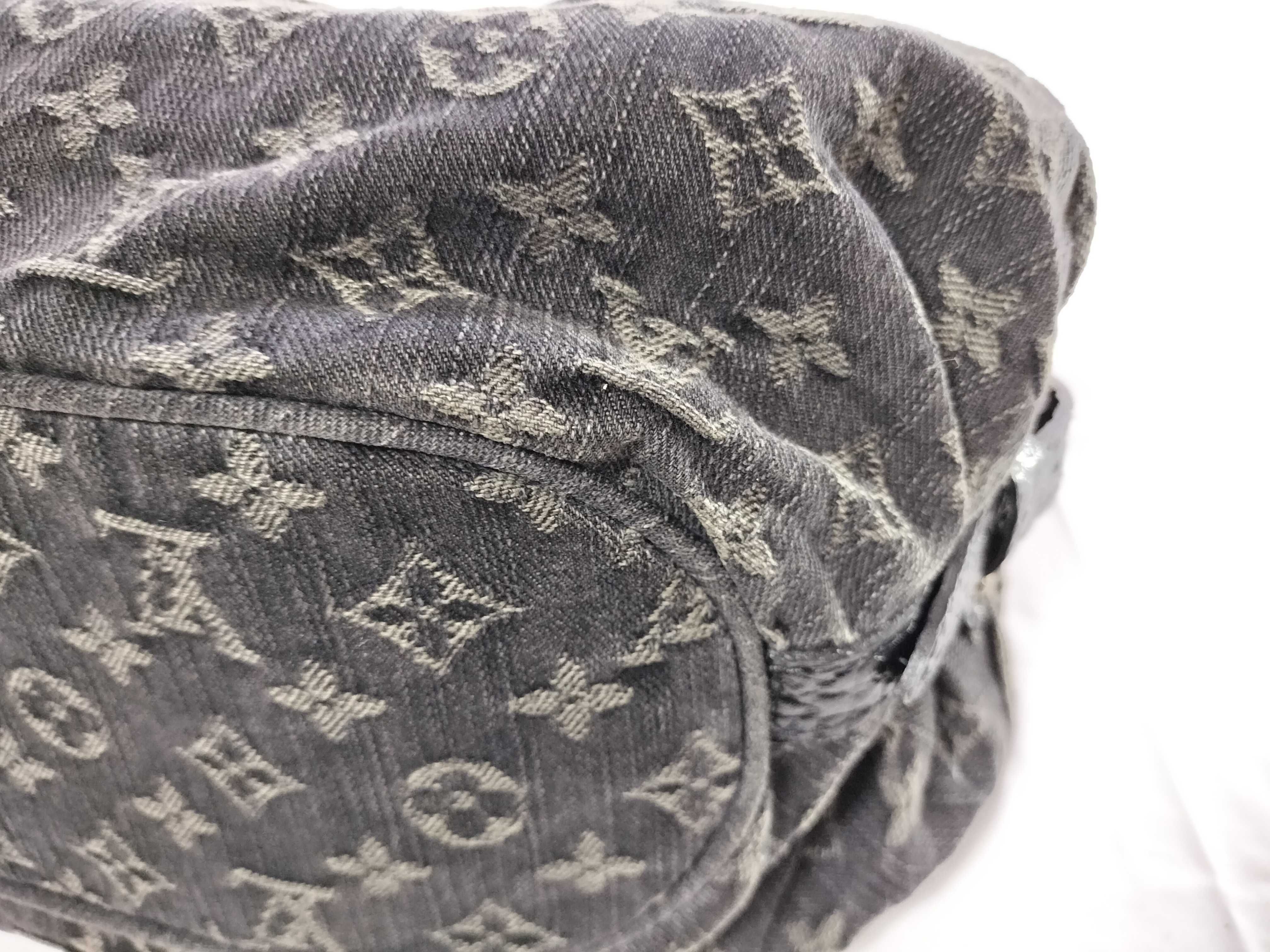 Monogram Denim Slightly Shoulder Bag — view 6