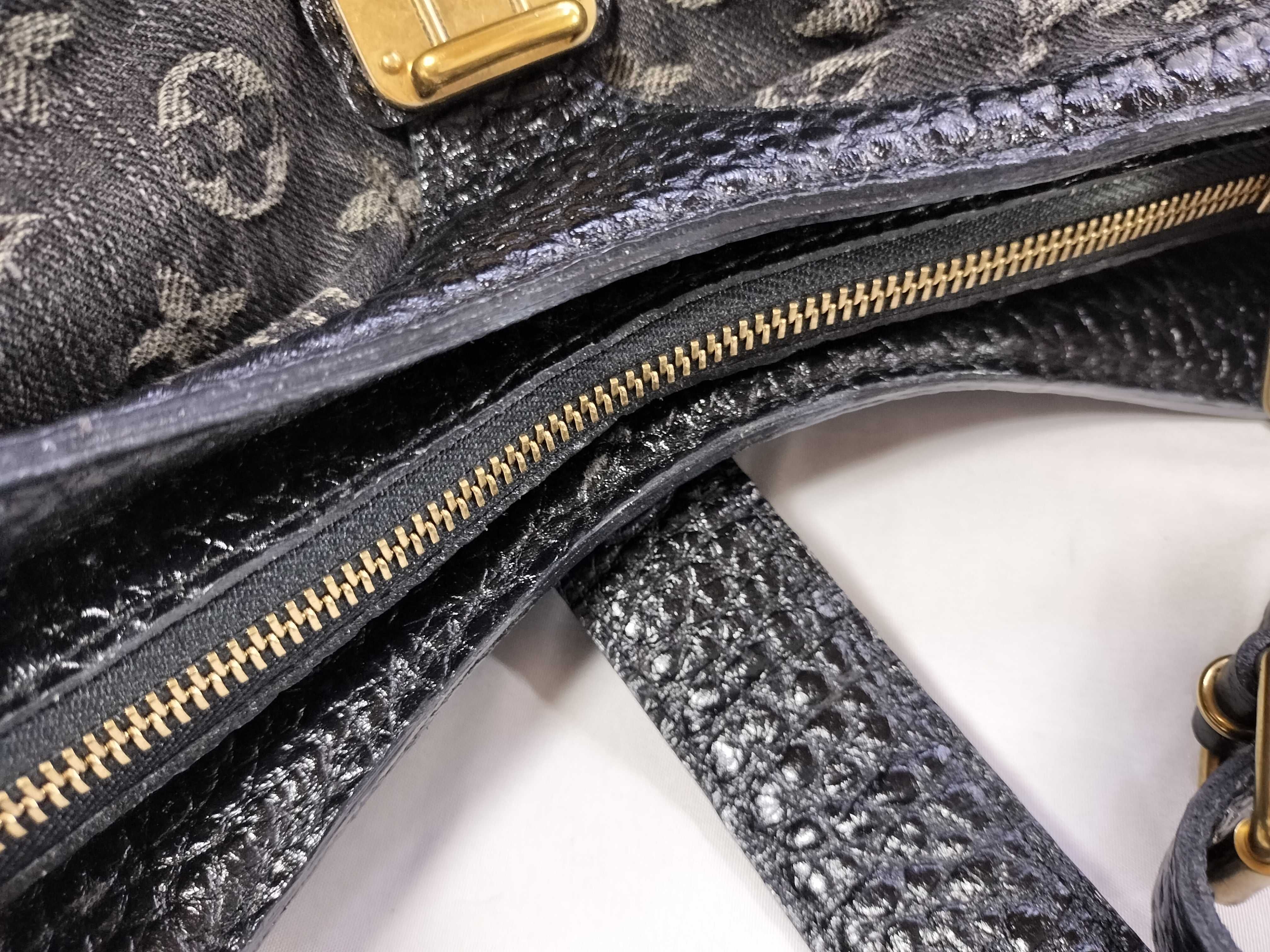 Monogram Denim Slightly Shoulder Bag — view 8