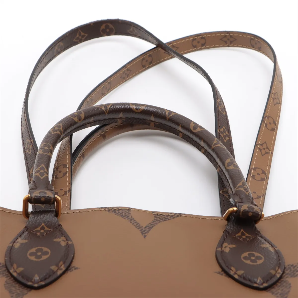 Giant Monogram Reverse OnTheGo MM M45039 FX0260 Brown (RFID detected) — view 6
