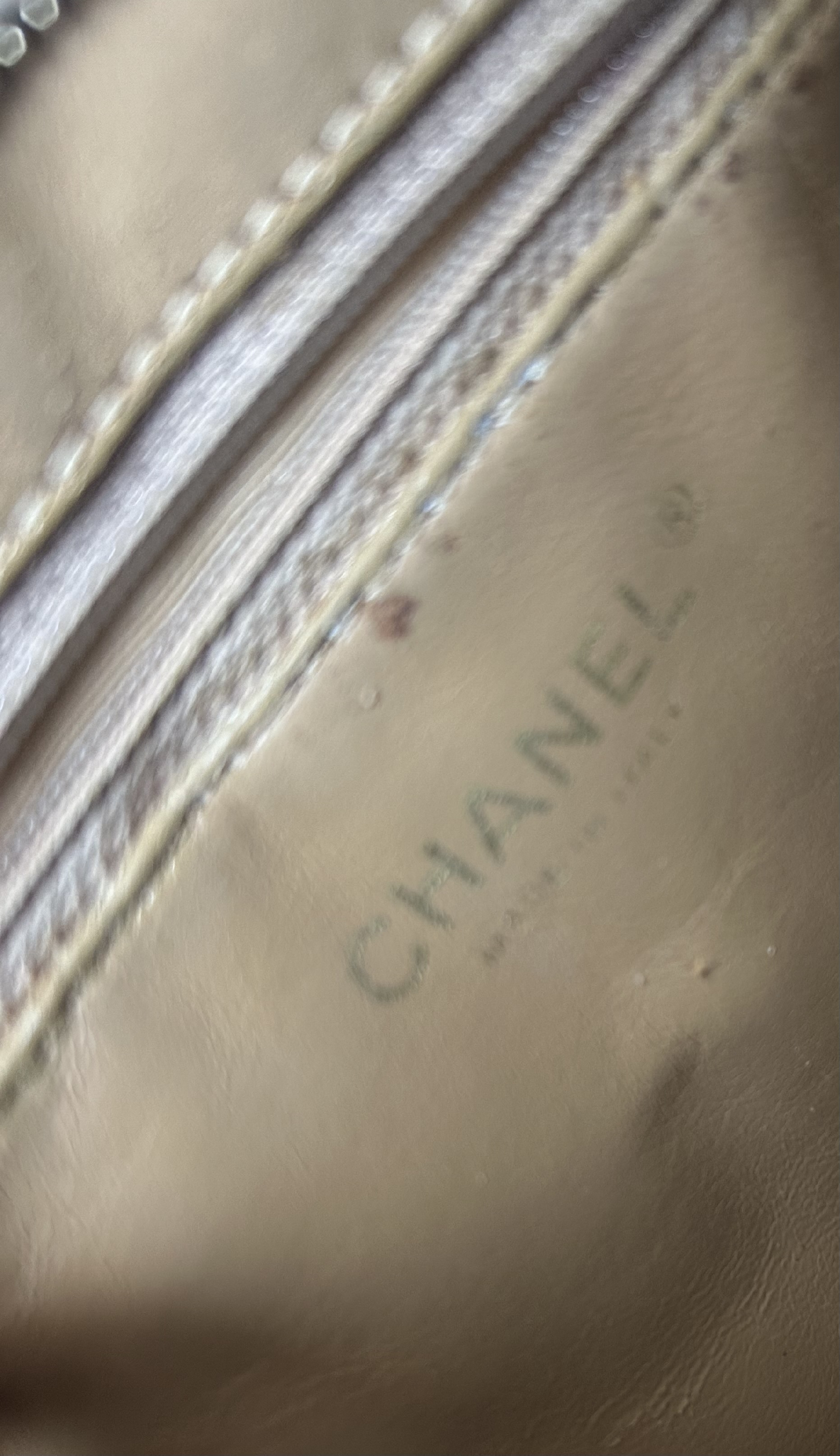 Reprint Tote Caviar Skin Gold Hardware Bag — view 7