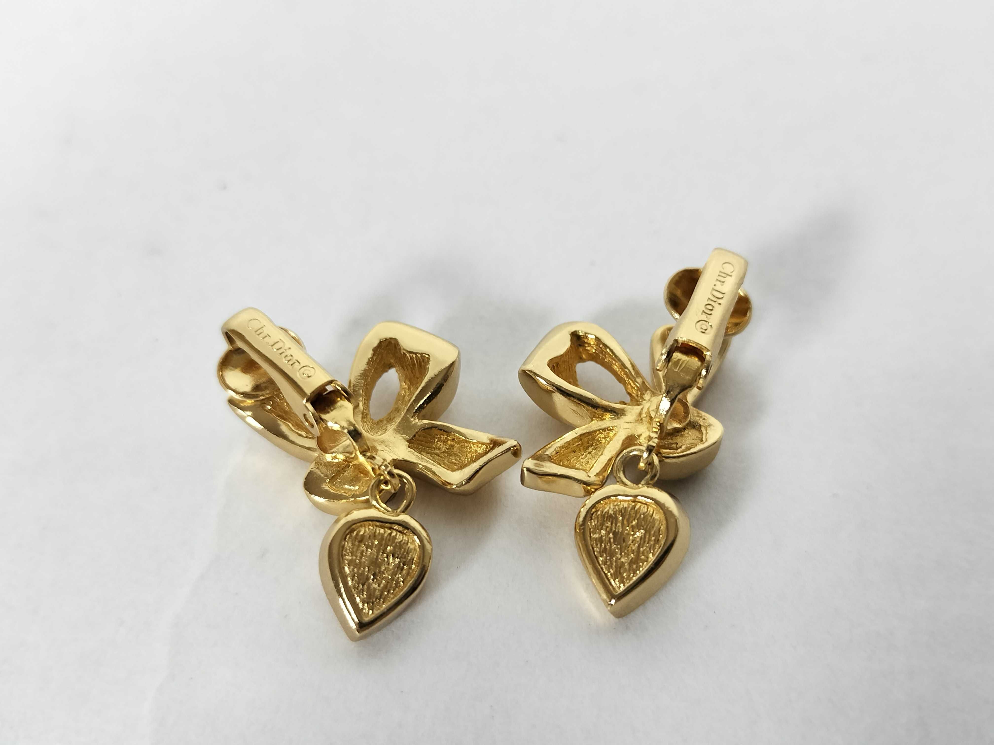 earrings, gold earrings. — view 2