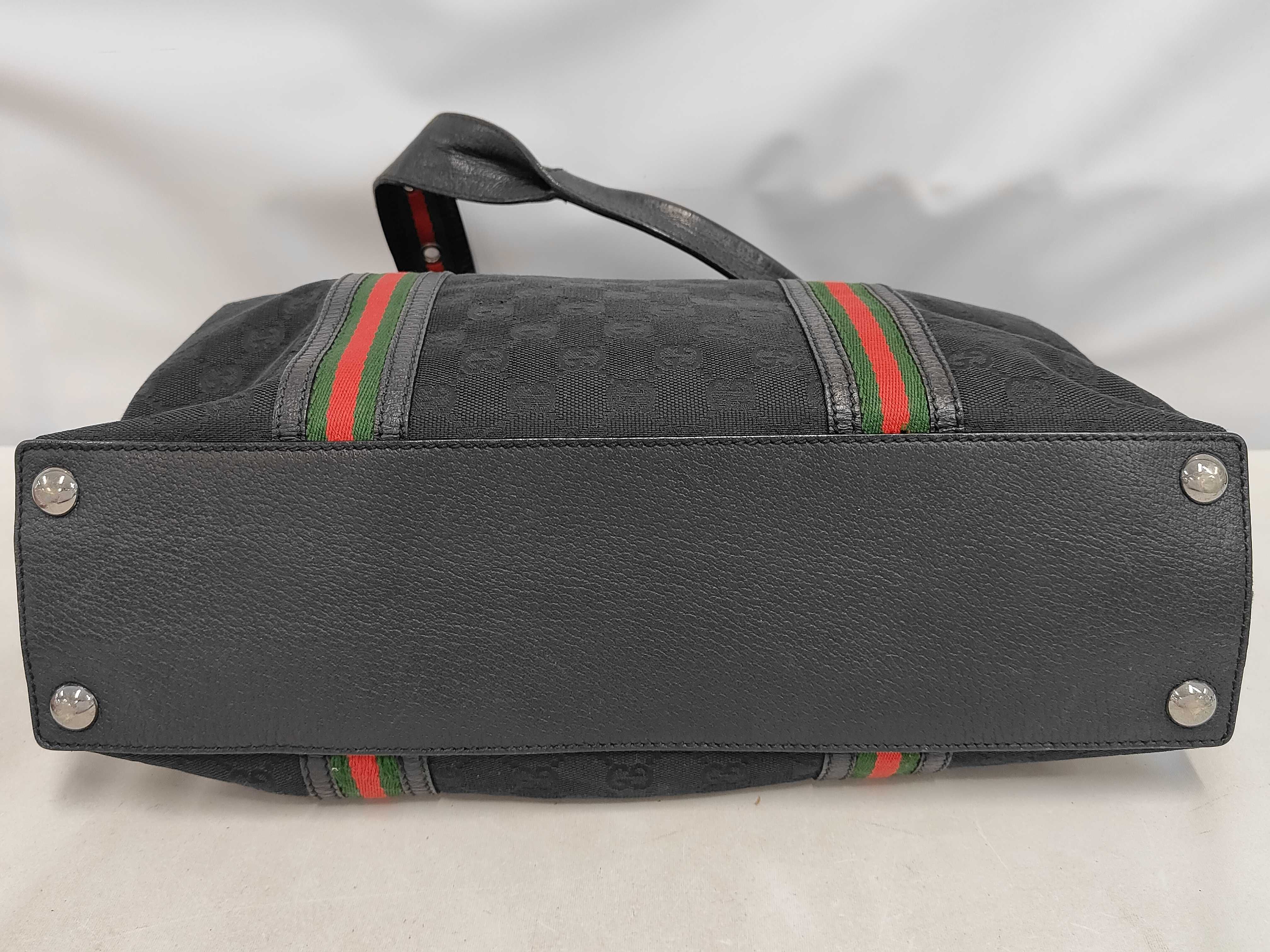 Sherry Line Tote Bag, GG Pattern Canvas Tote Bag — view 4