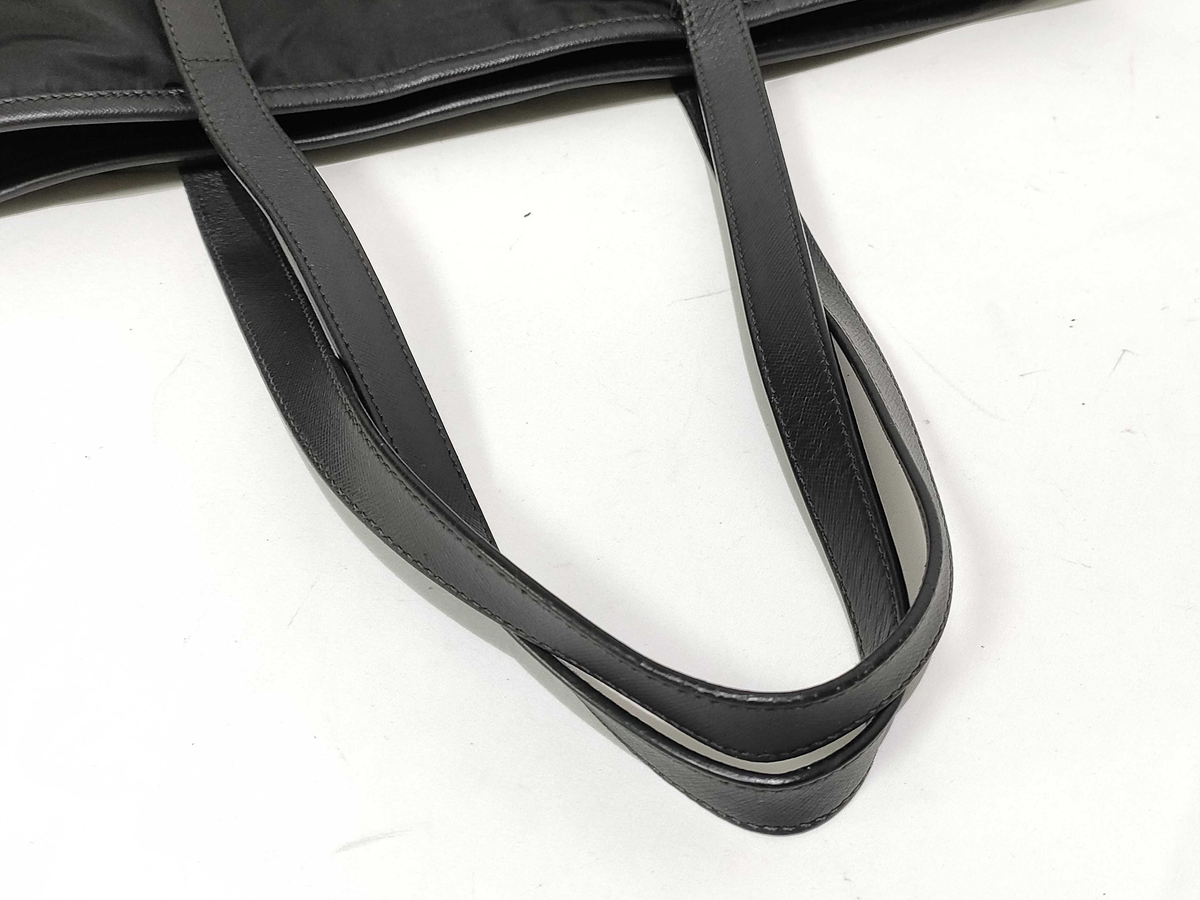 Tessuto Nylon Tote Bag, Black, 1BG401 — view 3