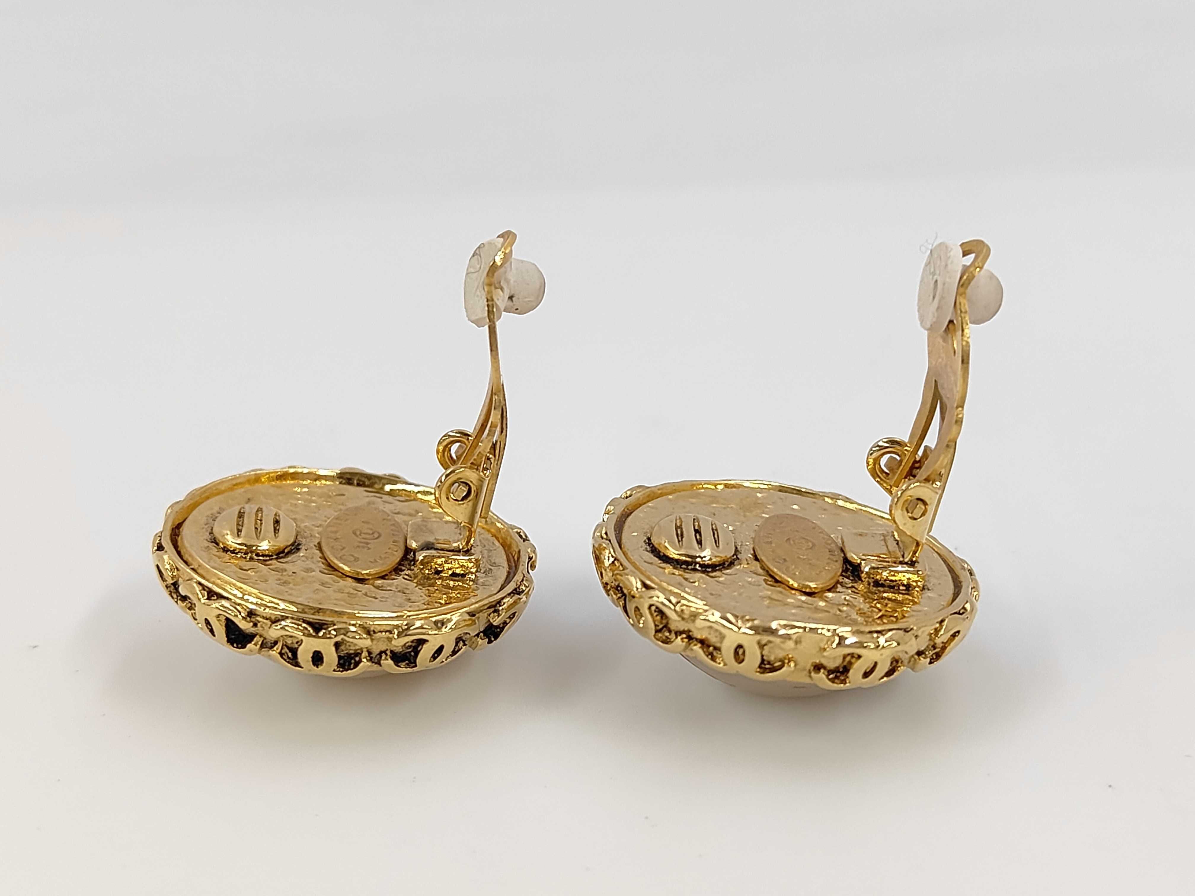 Pearl Earrings, Large Chanel Earrings — view 2