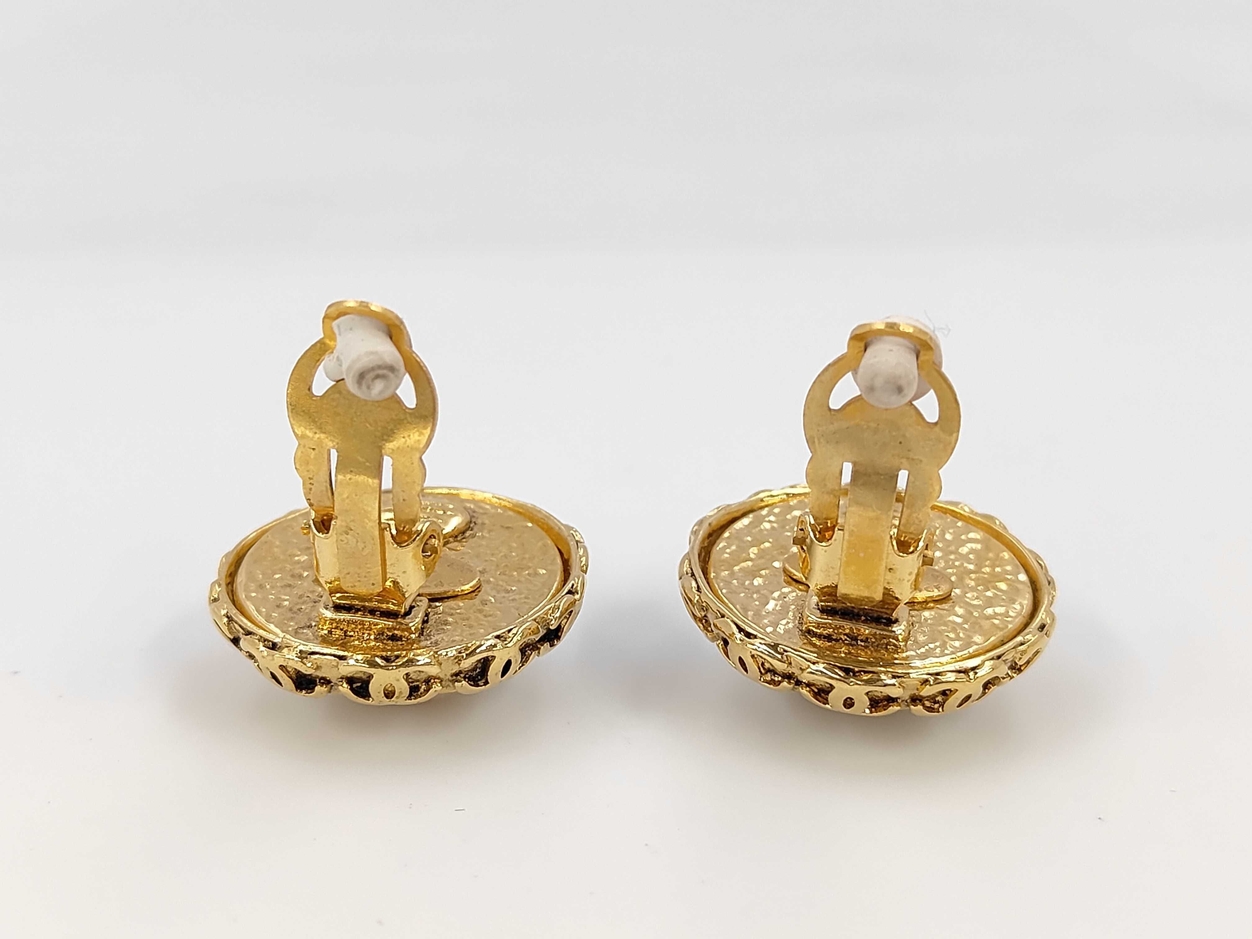 Pearl Earrings, Large Chanel Earrings — view 3