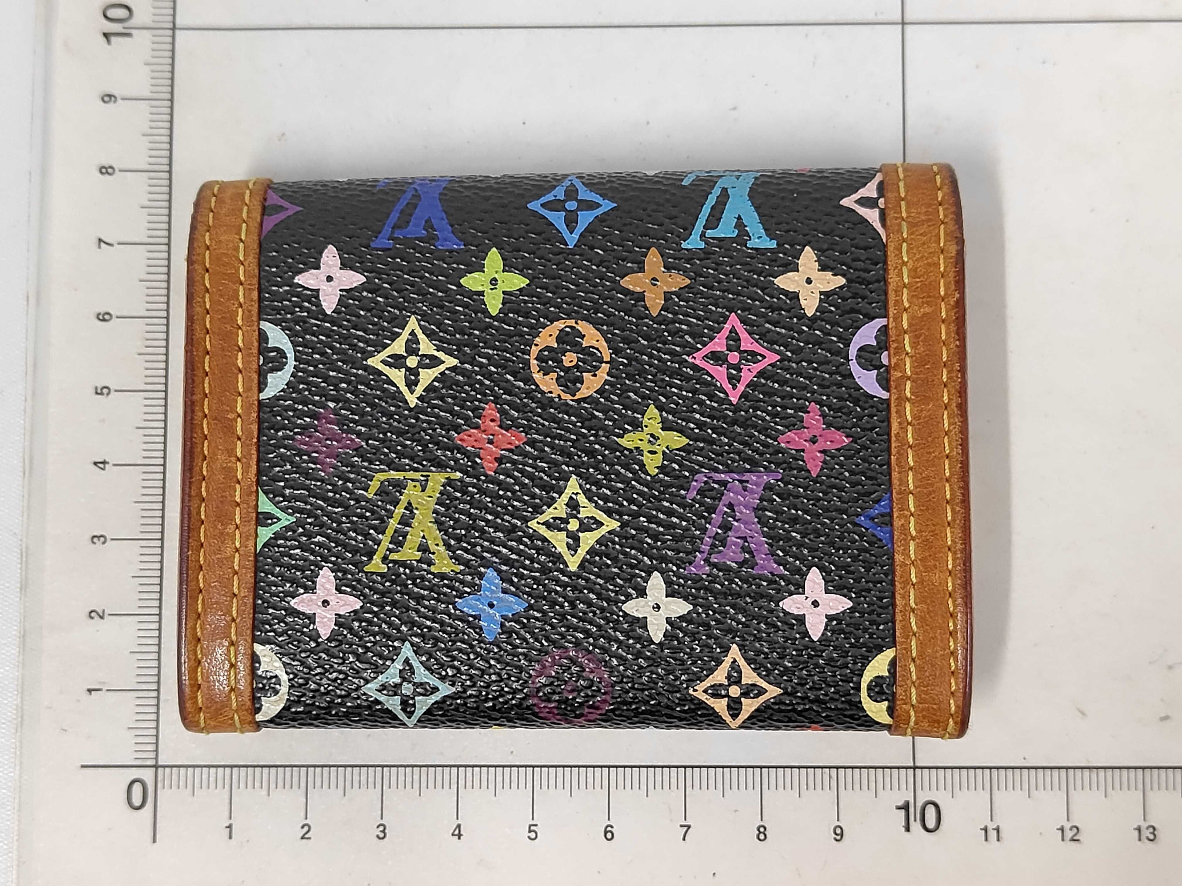 Monogram Multicolor Portemonnaie Plat Coin Case, Wallet M92656 MI0034 Coin Case — view 2