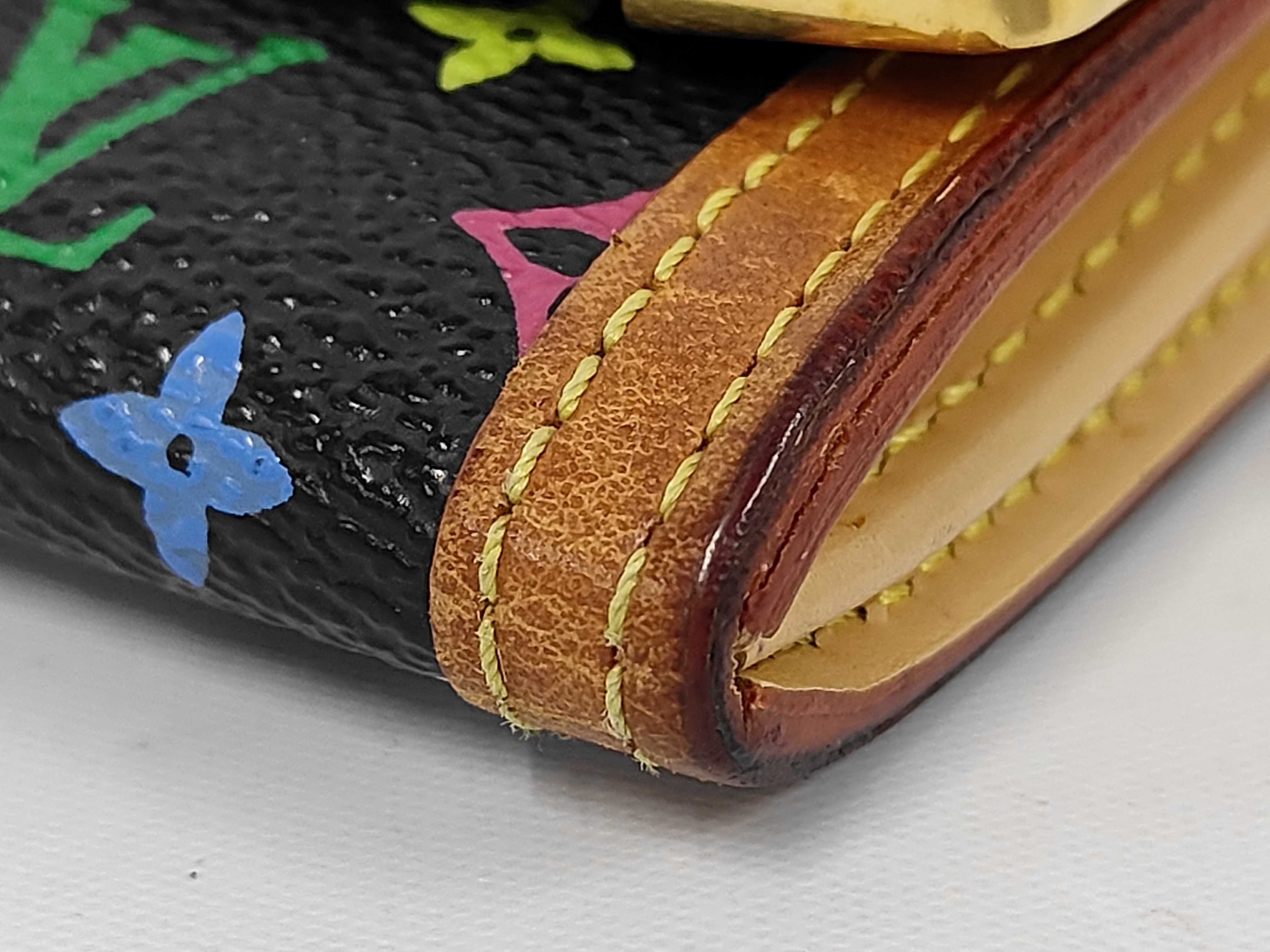 Monogram Multicolor Portemonnaie Plat Coin Case, Wallet M92656 MI0034 Coin Case — view 3