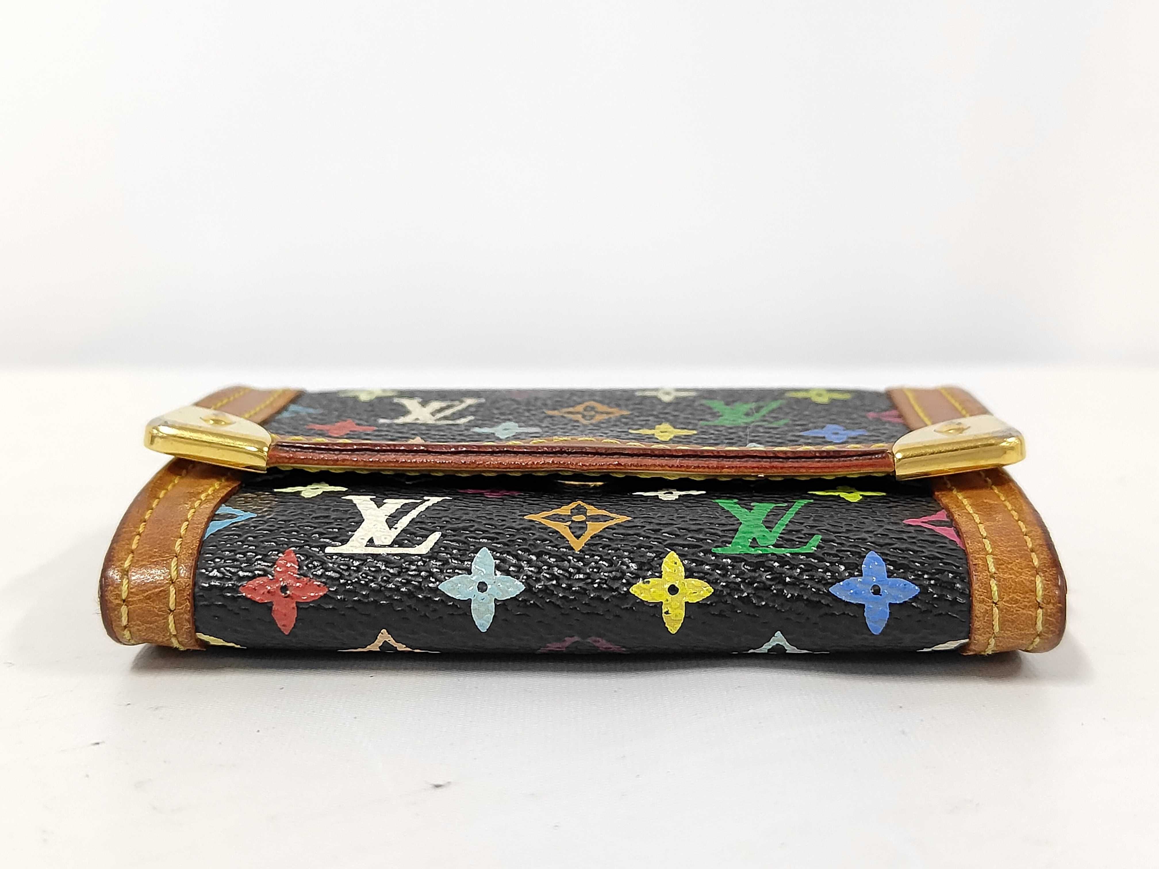 Monogram Multicolor Portemonnaie Plat Coin Case, Wallet M92656 MI0034 Coin Case — view 4