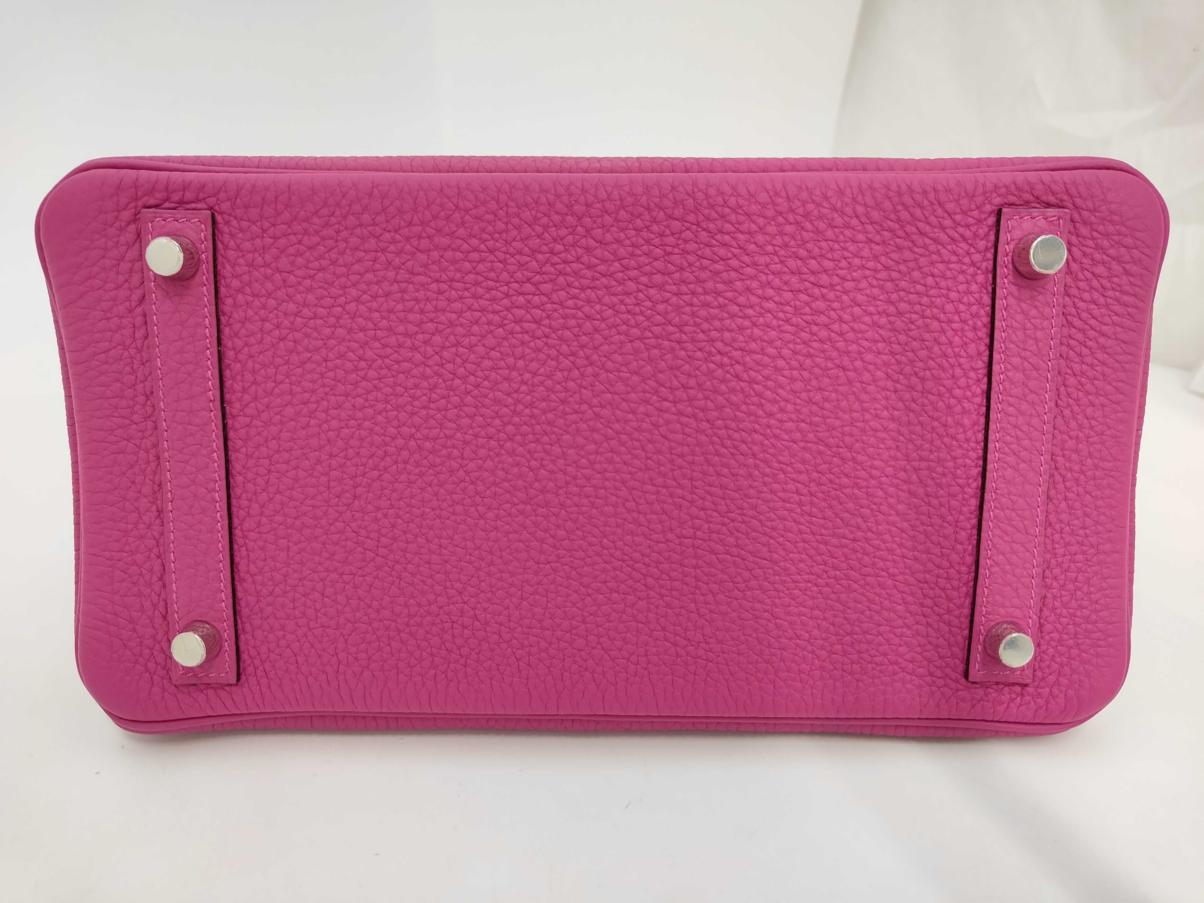 Birkin 30 Rose Purple Togo Leather Silver Hardware D Stamp Handbag — view 7