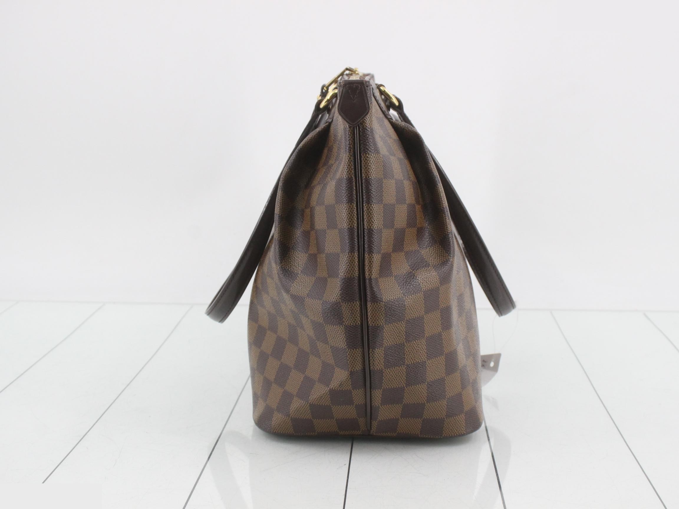 Westminster GM Damier Ebene Brown Tote Bag — view 3