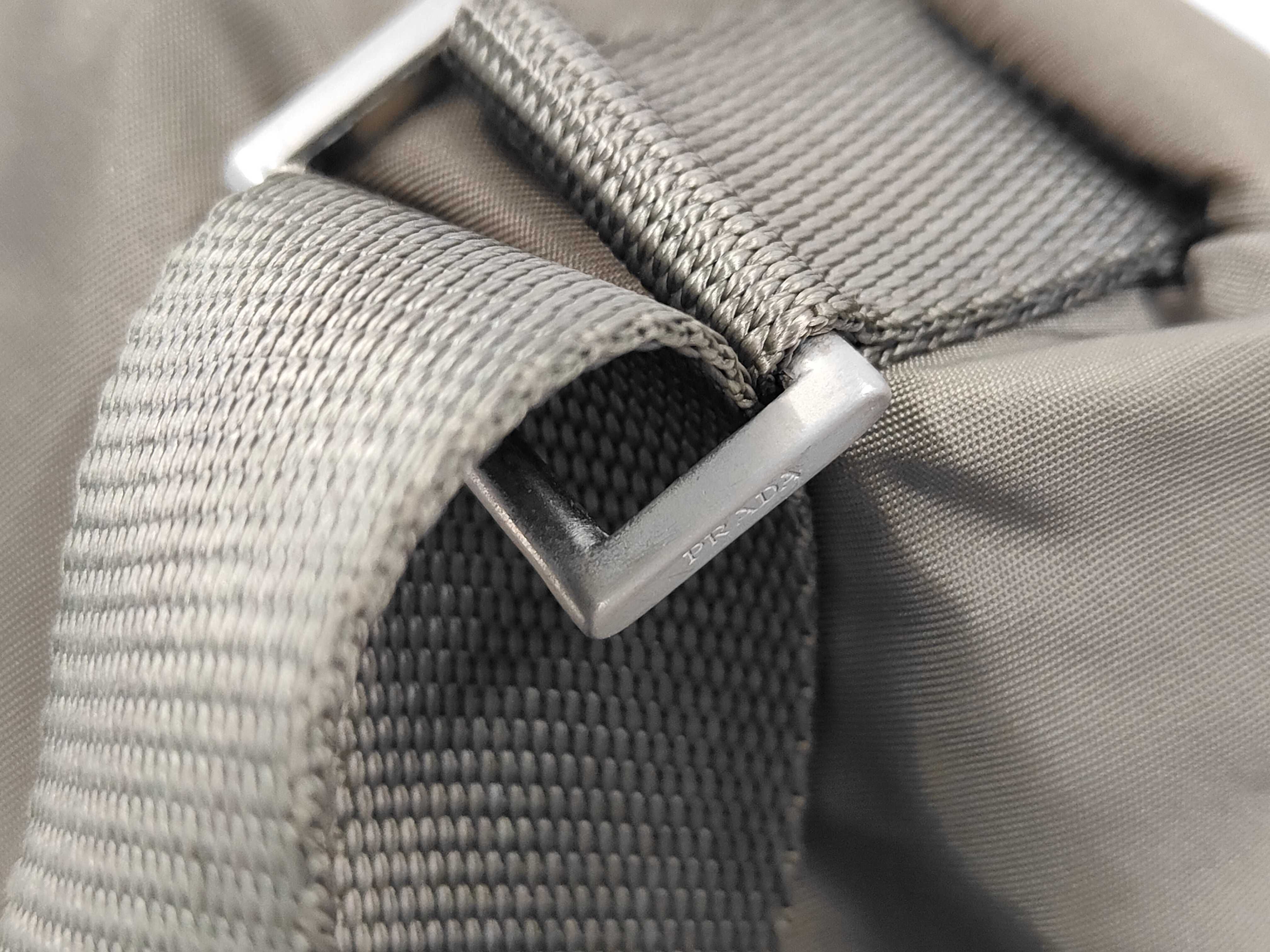 nylon backpack, khaki. — view 6