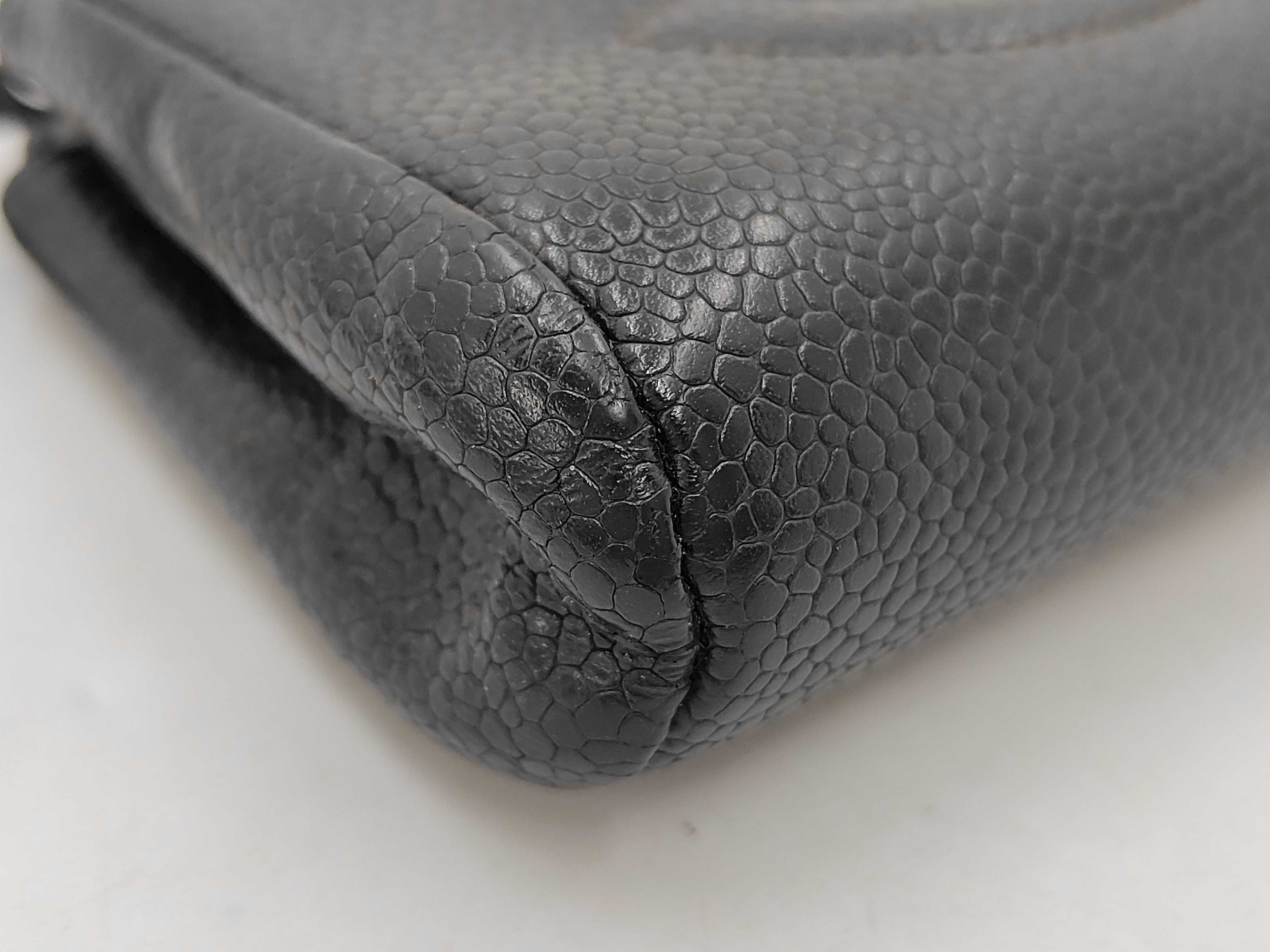 Caviar Skin Logo Pouch — view 7