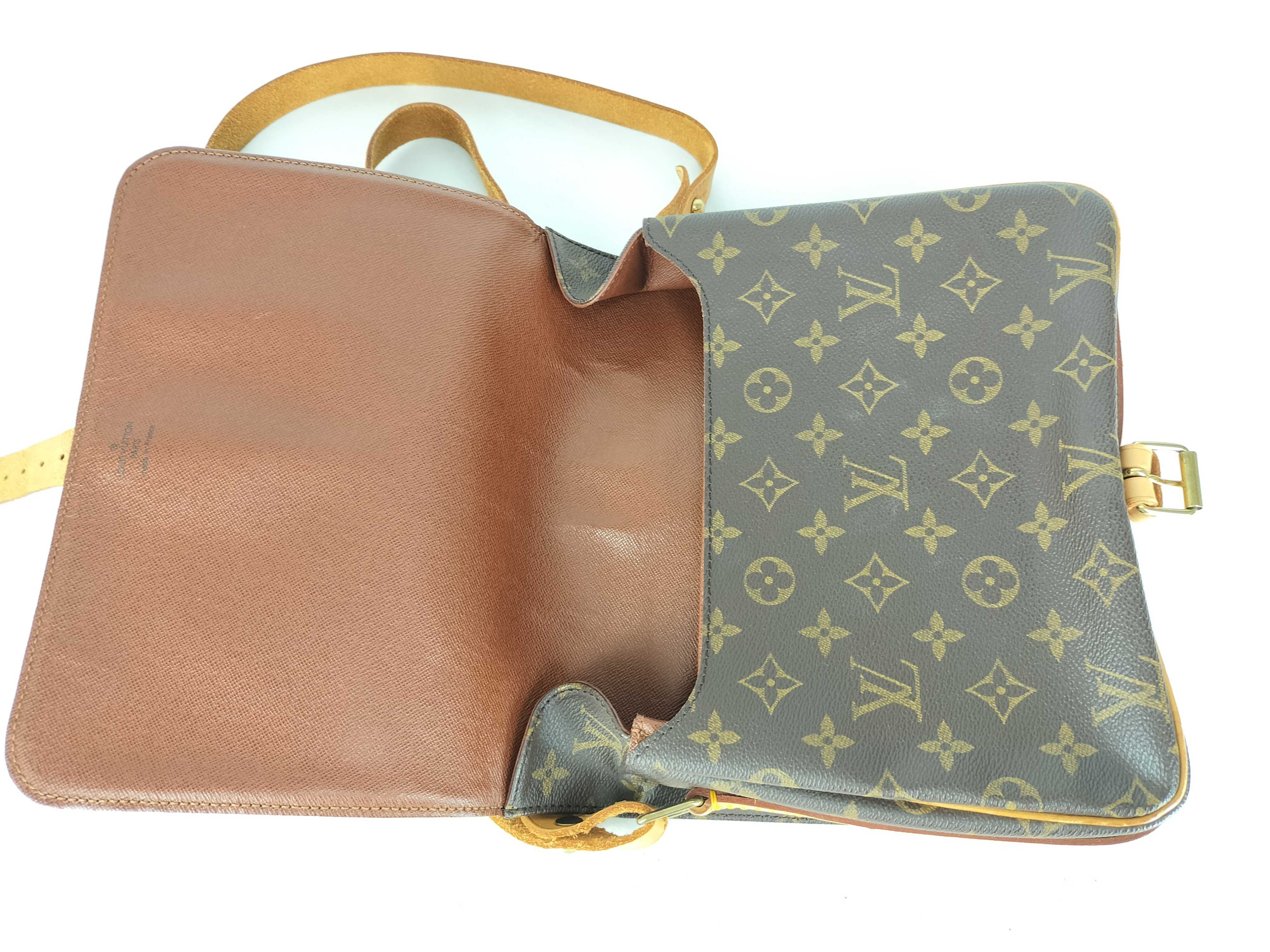 Monogram Vuitton Cartouchiere GM Shoulder Bag — view 8