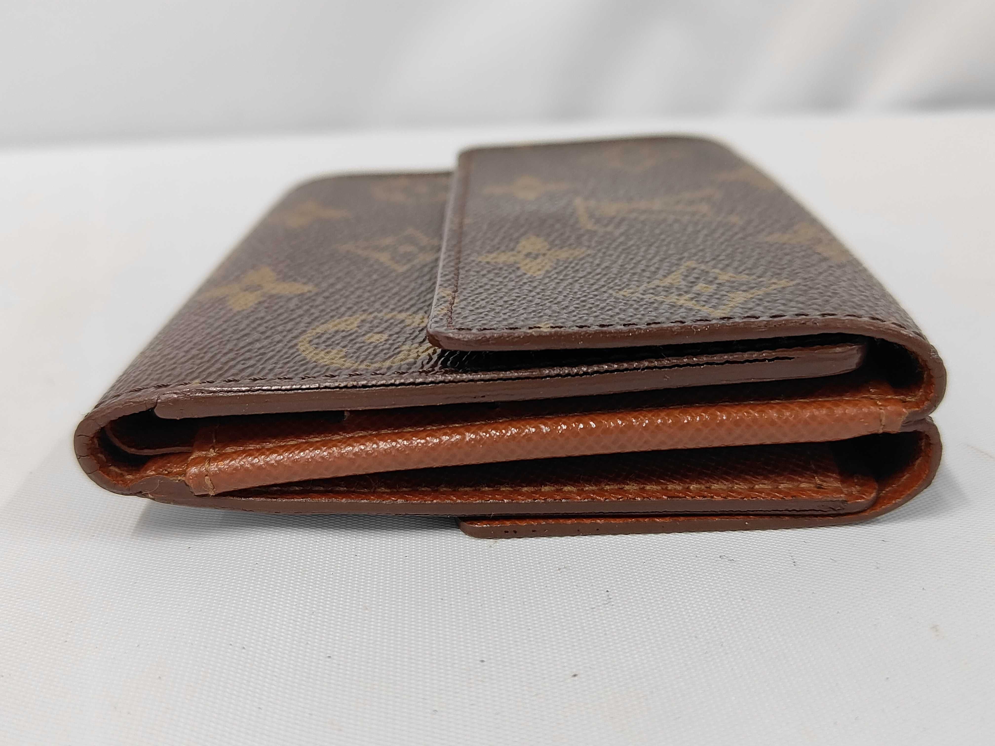 Monogram Portemonnaie Billet Carte Credit Double Snap Wallet — view 5