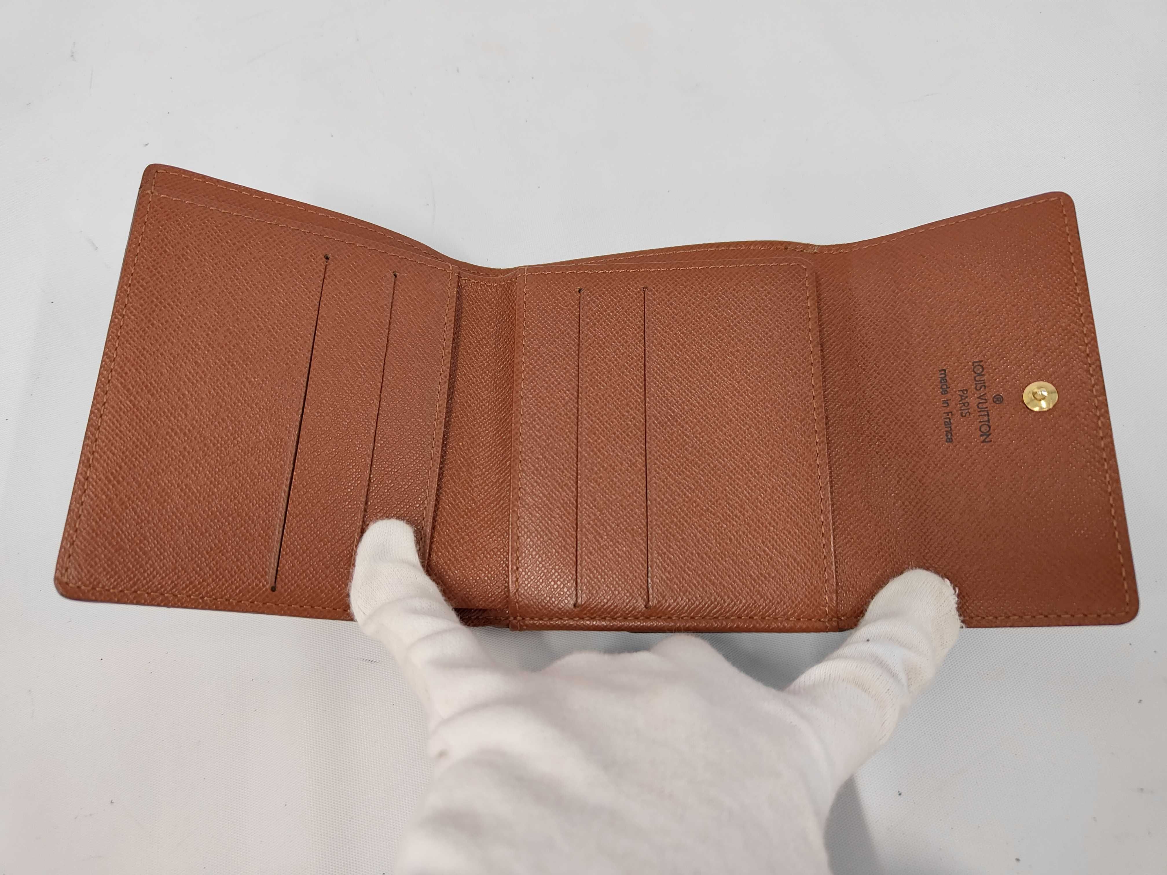 Monogram Portemonnaie Billet Carte Credit Double Snap Wallet — view 8