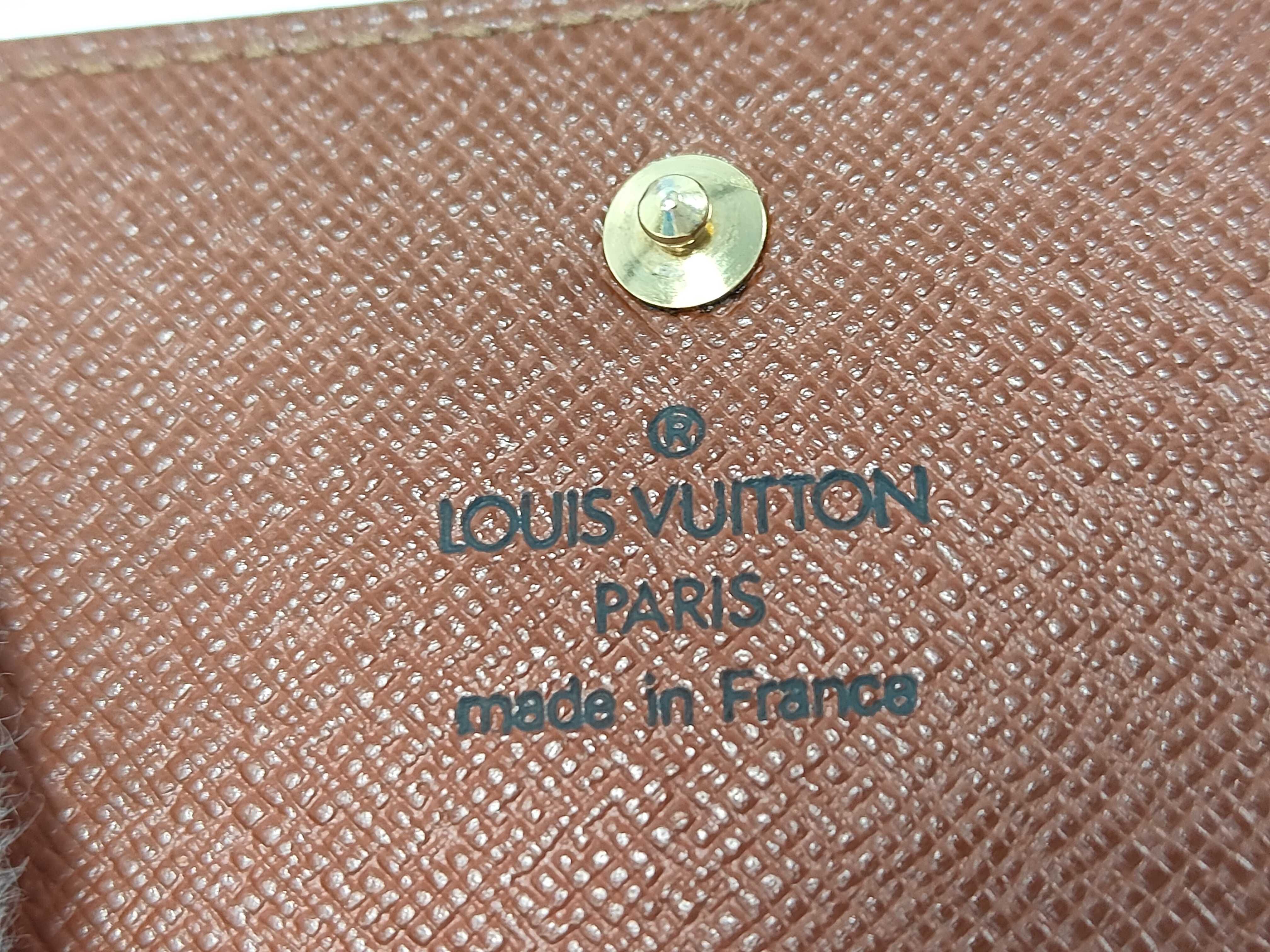 Monogram Portemonnaie Billet Carte Credit Double Snap Wallet — view 9