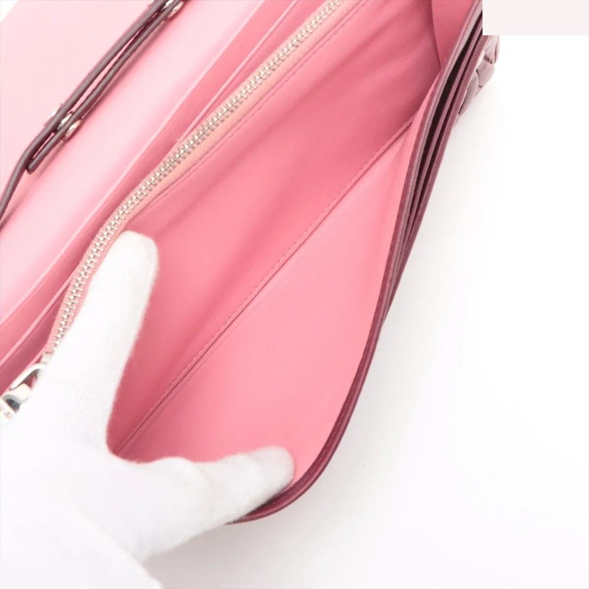 Matelassé Chain Wallet Shoulder Bag — view 7
