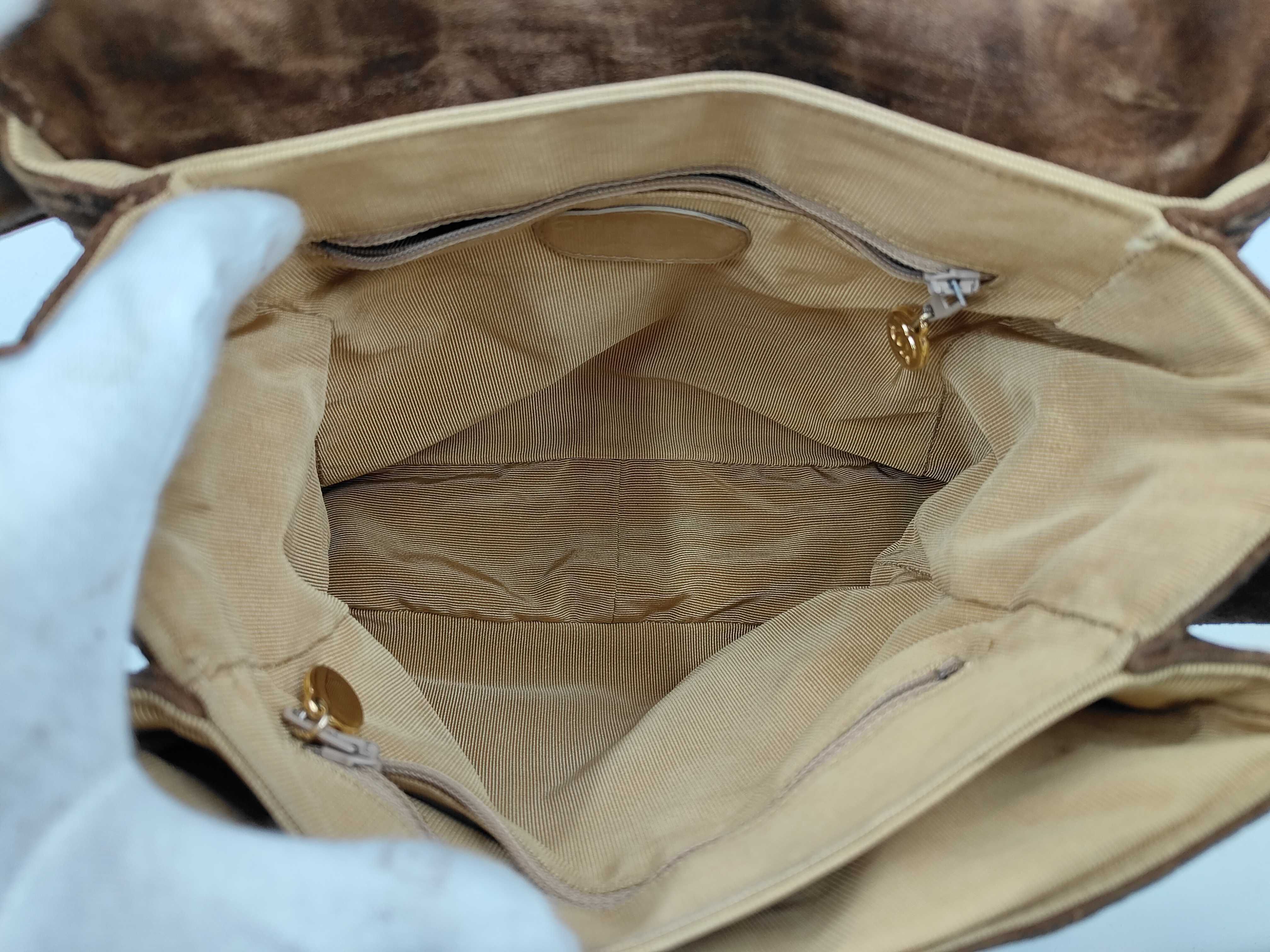 Matelassé Suede One-Shoulder Bag with Coco Mark Sticker and Dust Bag. — view 11