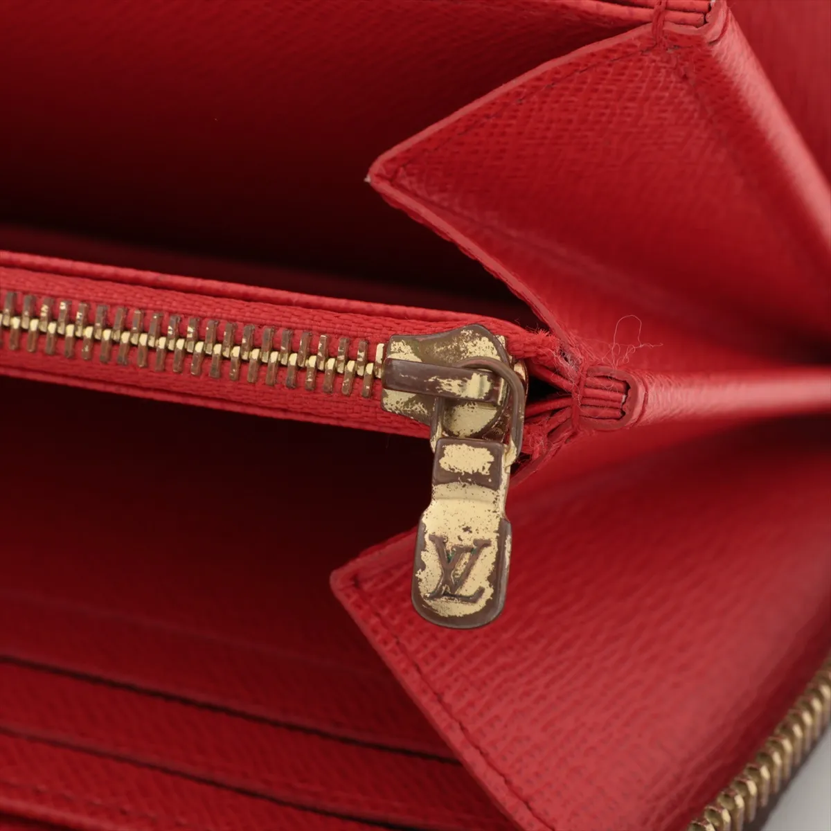 Monogram Zippy Wallet M41896 Coquelicot Round Zip Wallet (RFID detected) — view 12
