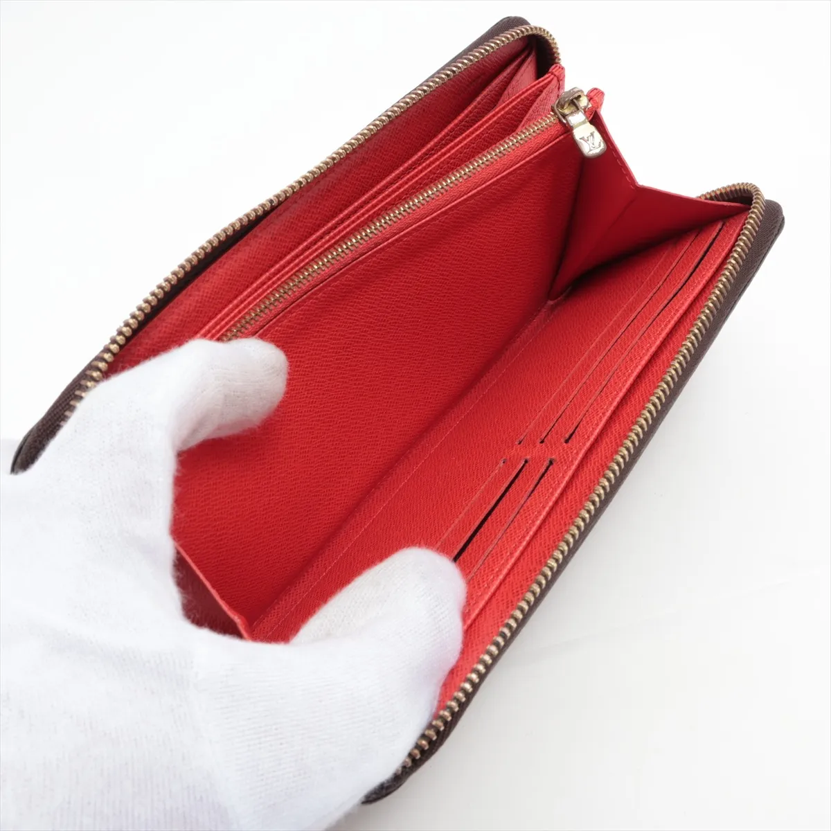 Monogram Zippy Wallet M41896 Coquelicot Round Zip Wallet (RFID detected) — view 8
