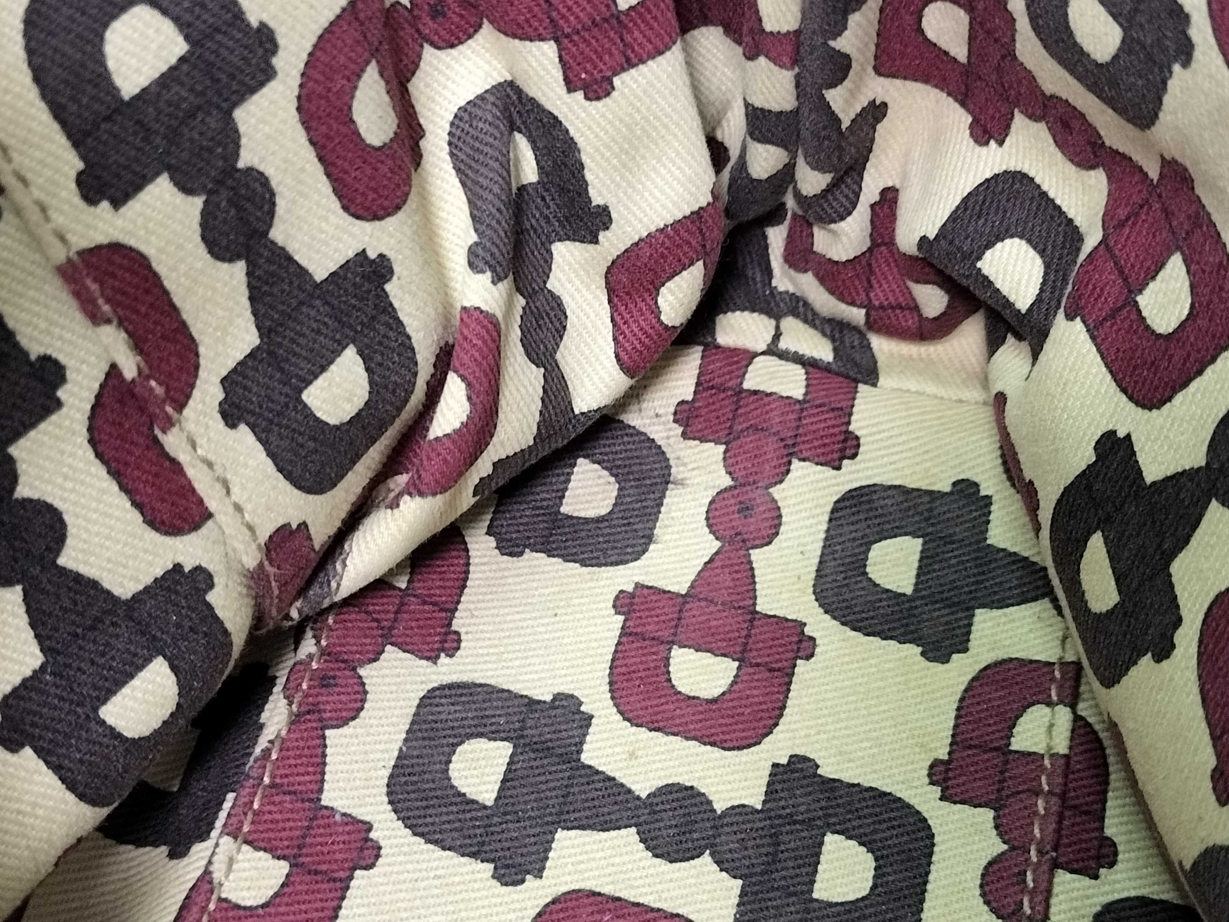 GG Canvas Sherry Line GG Supreme Canvas x Leather Handbag Beige 139261 Handbag — view 13