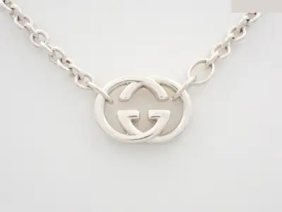 Interlocking Necklace, 925 sterling silver, 27.6g