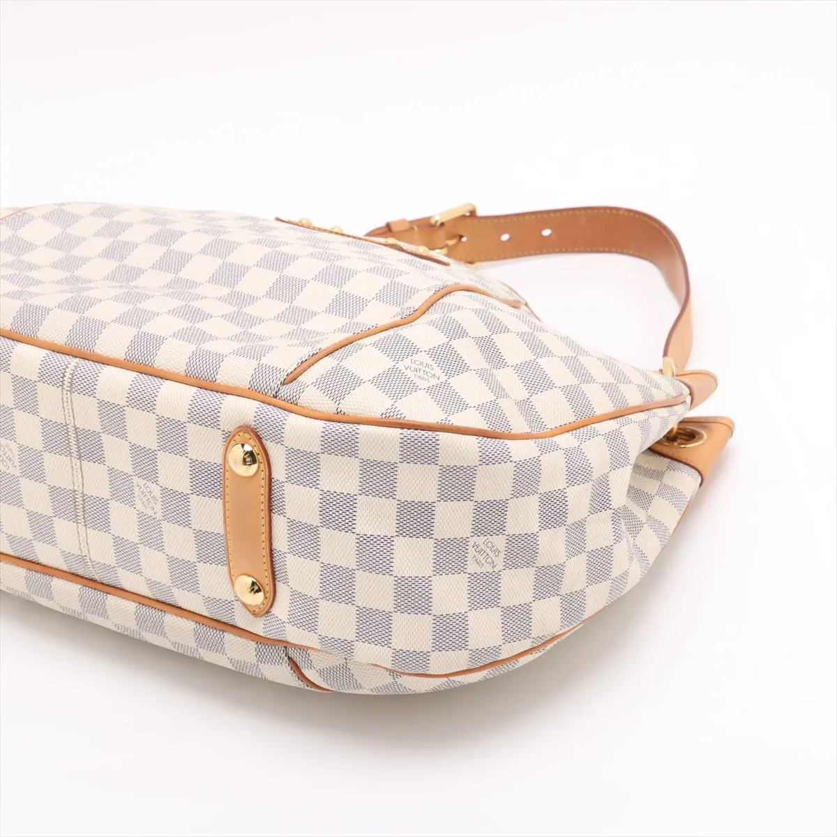 Damier Azur Galliera PM N55215 MI4120 White — view 3