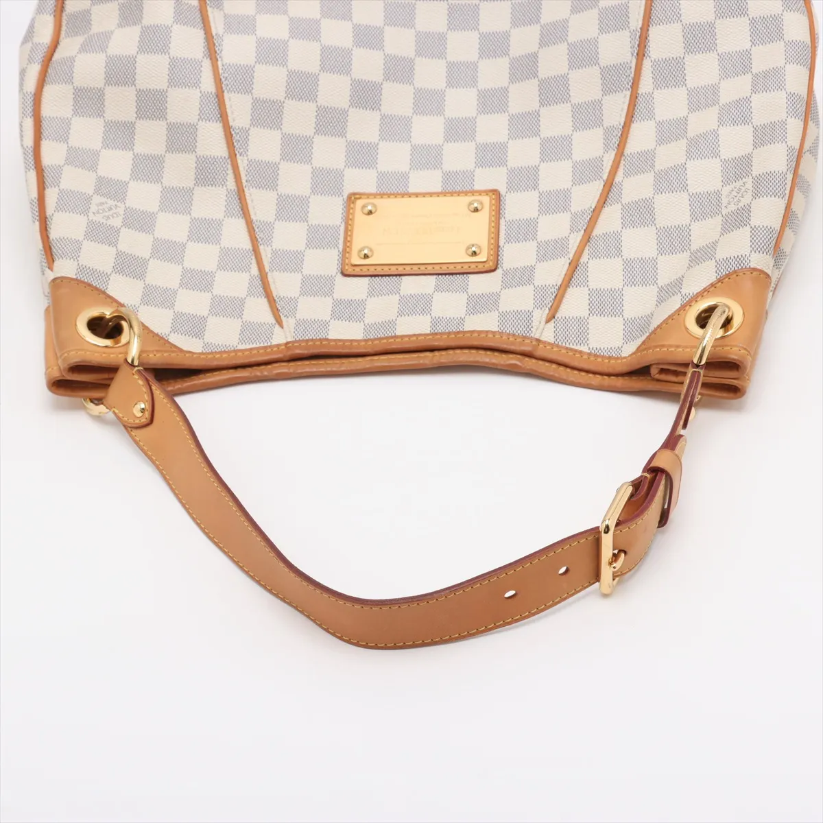 Damier Azur Galliera PM N55215 MI4120 White — view 5