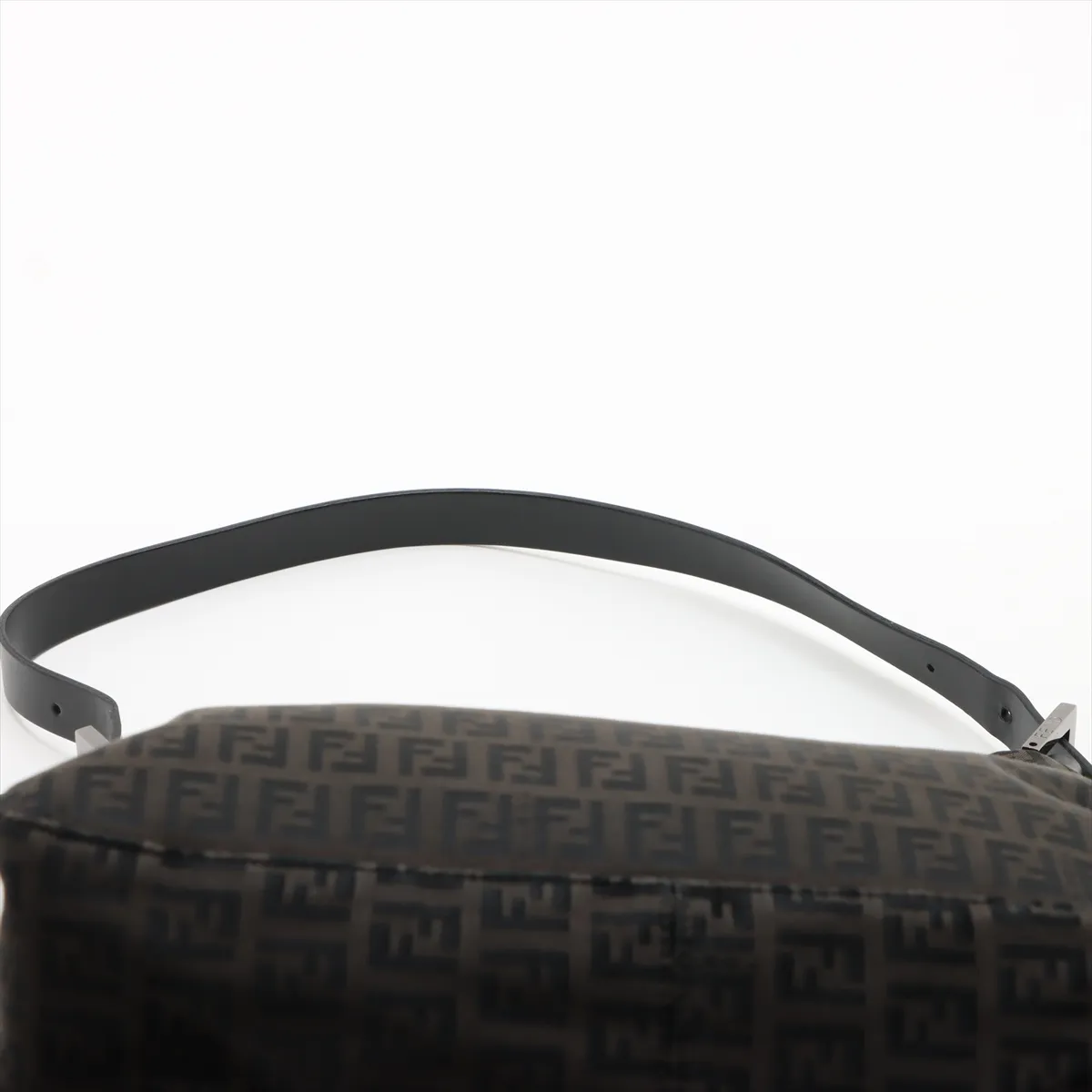 Zucchino Mamma Bucket Canvas x Leather Shoulder Bag Brown 8BR001 — view 6