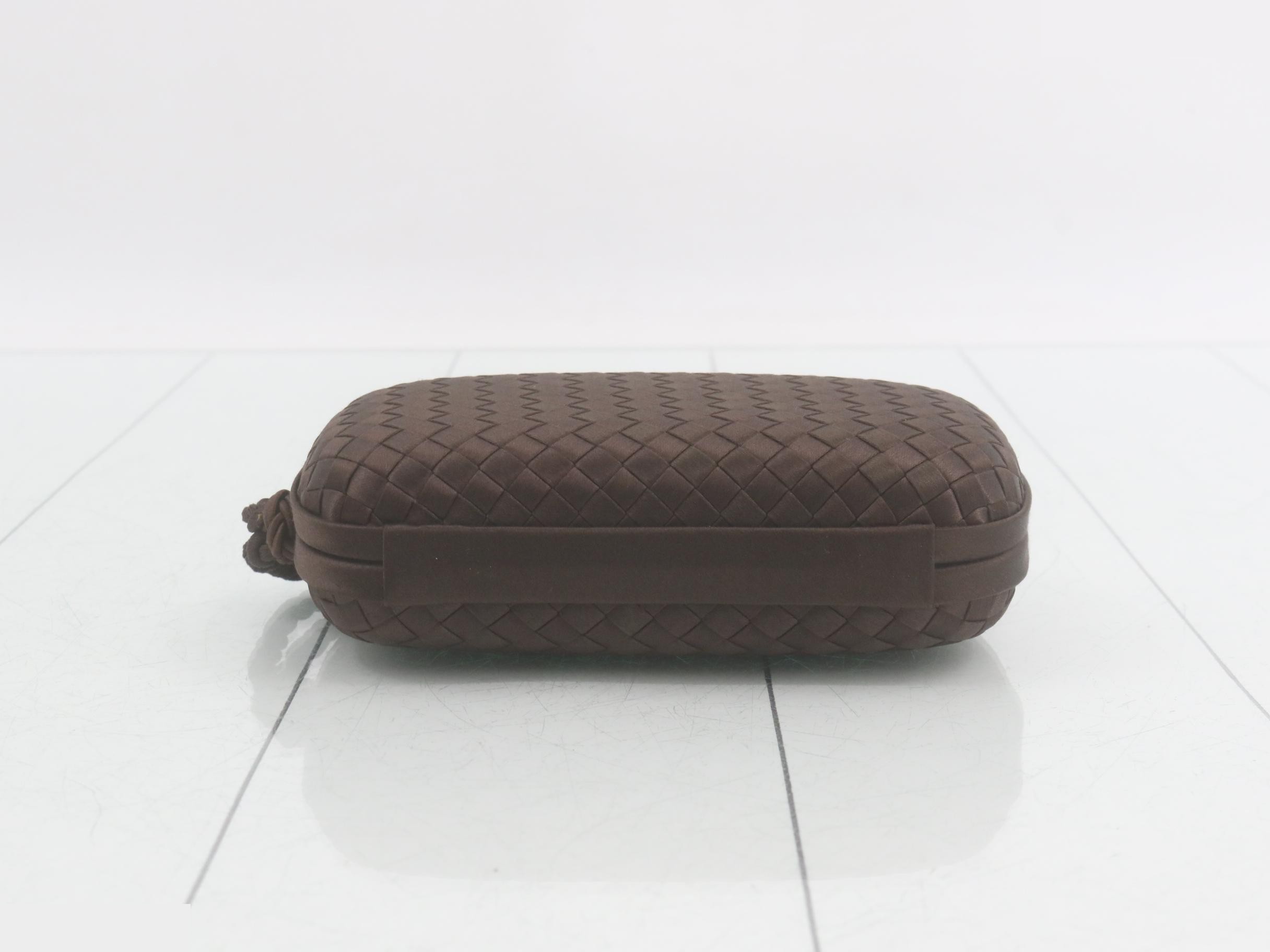 Knot Intrecciato Fringe Crystal Clutch Bag Pouch — view 3