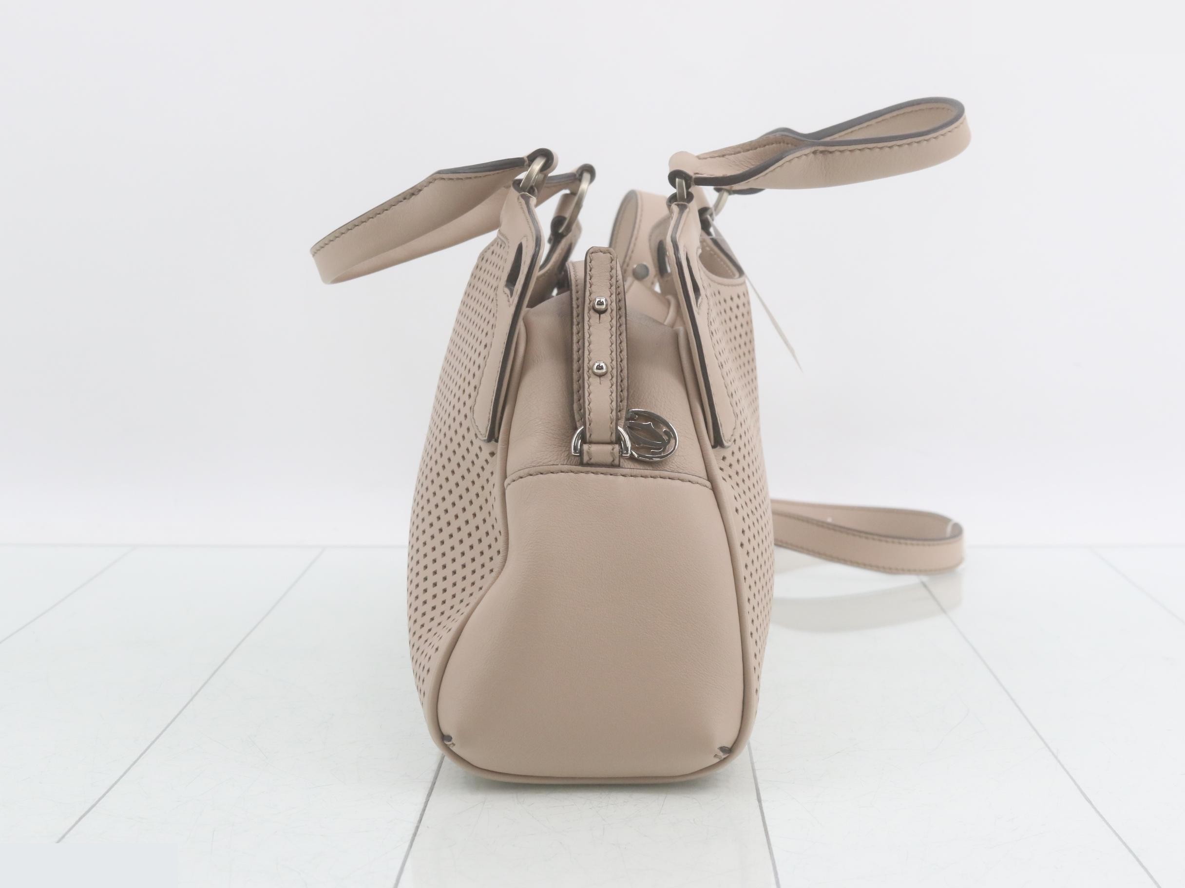 Marcello Perforated Leather 2-Way Shoulder/Handbag — view 4