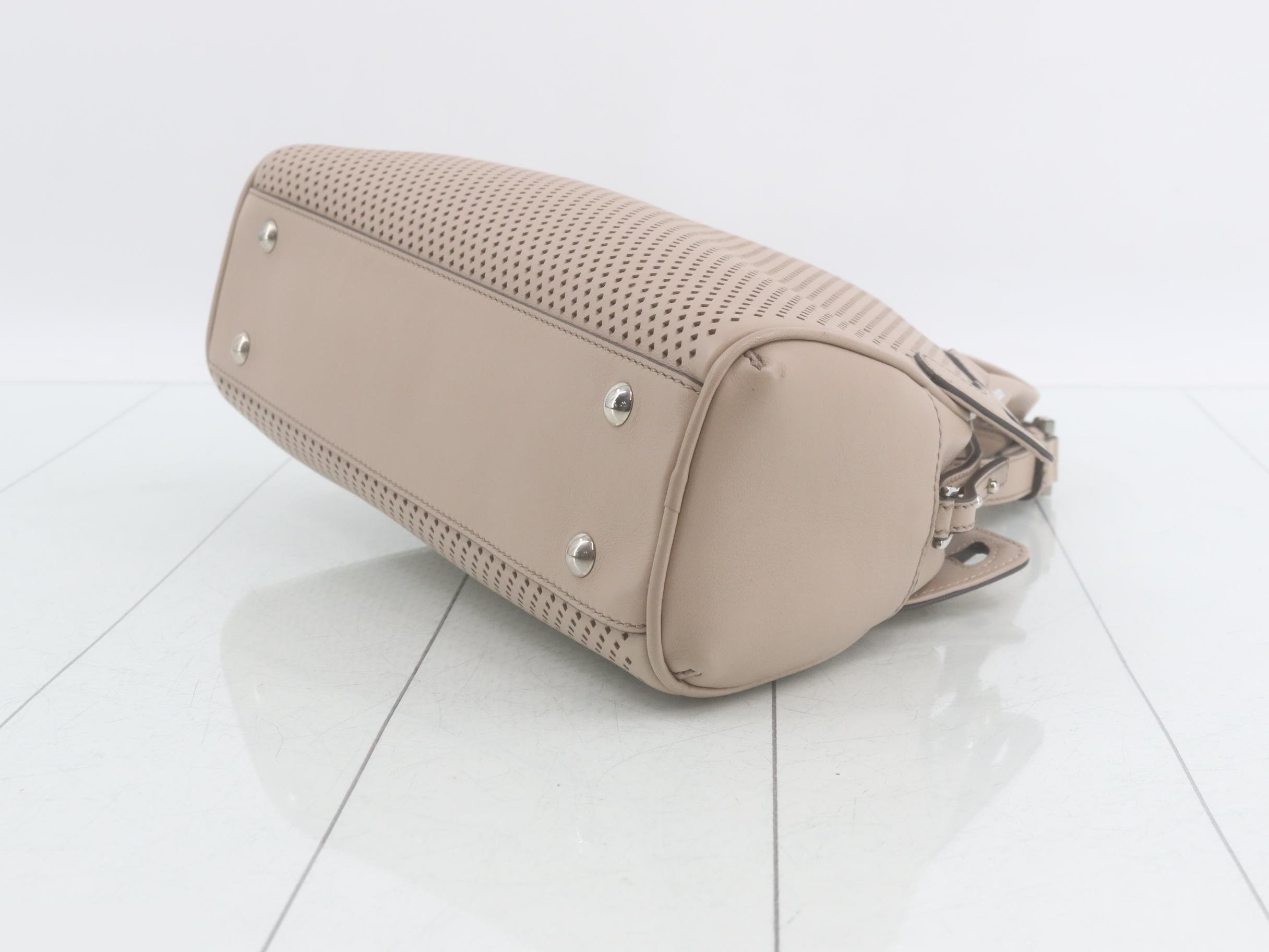Marcello Perforated Leather 2-Way Shoulder/Handbag — view 6