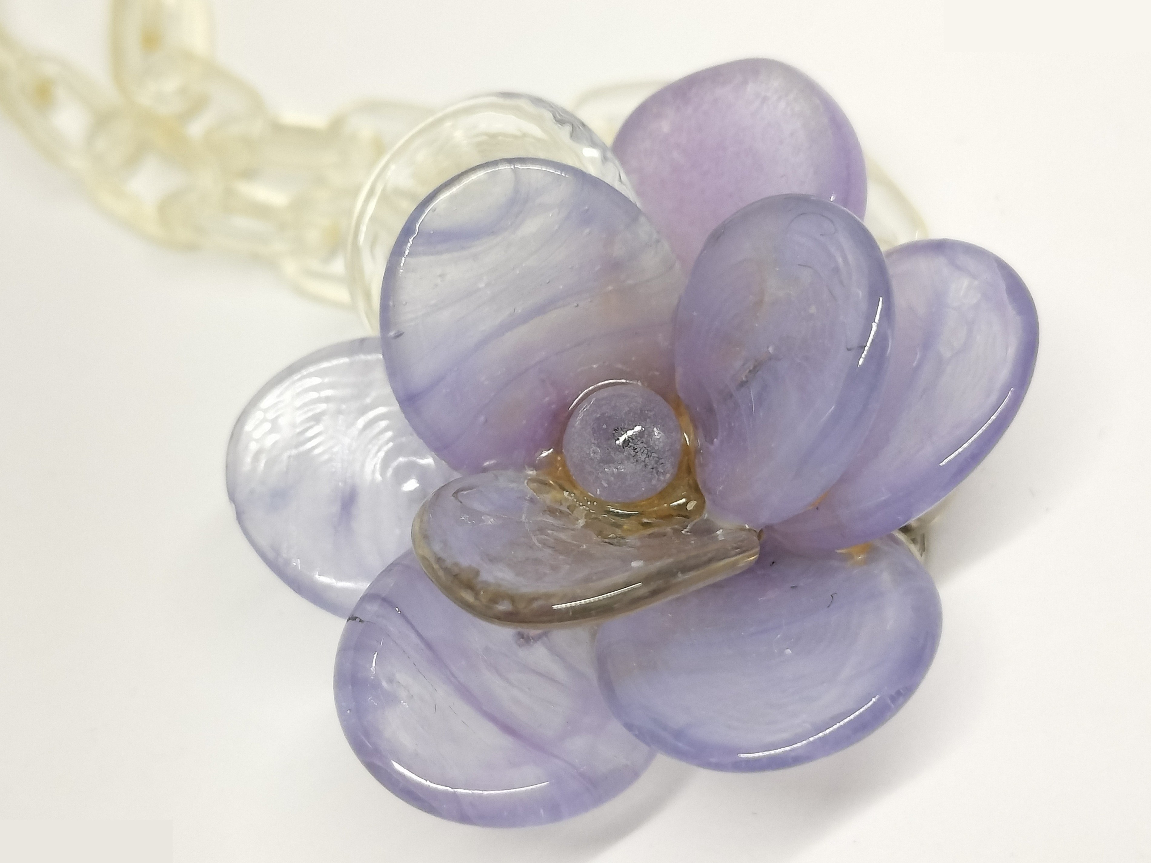 Coco Camellia Plastic Necklace Chain (approx. 42cm) — view 5