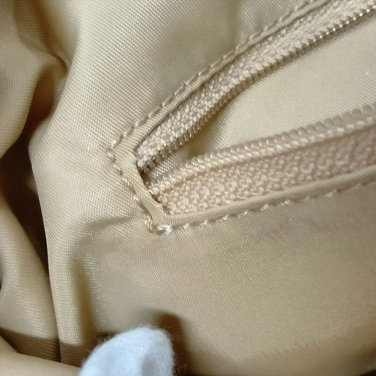 Trotter Street Chic Canvas x Leather Shoulder Bag, Brown — view 15