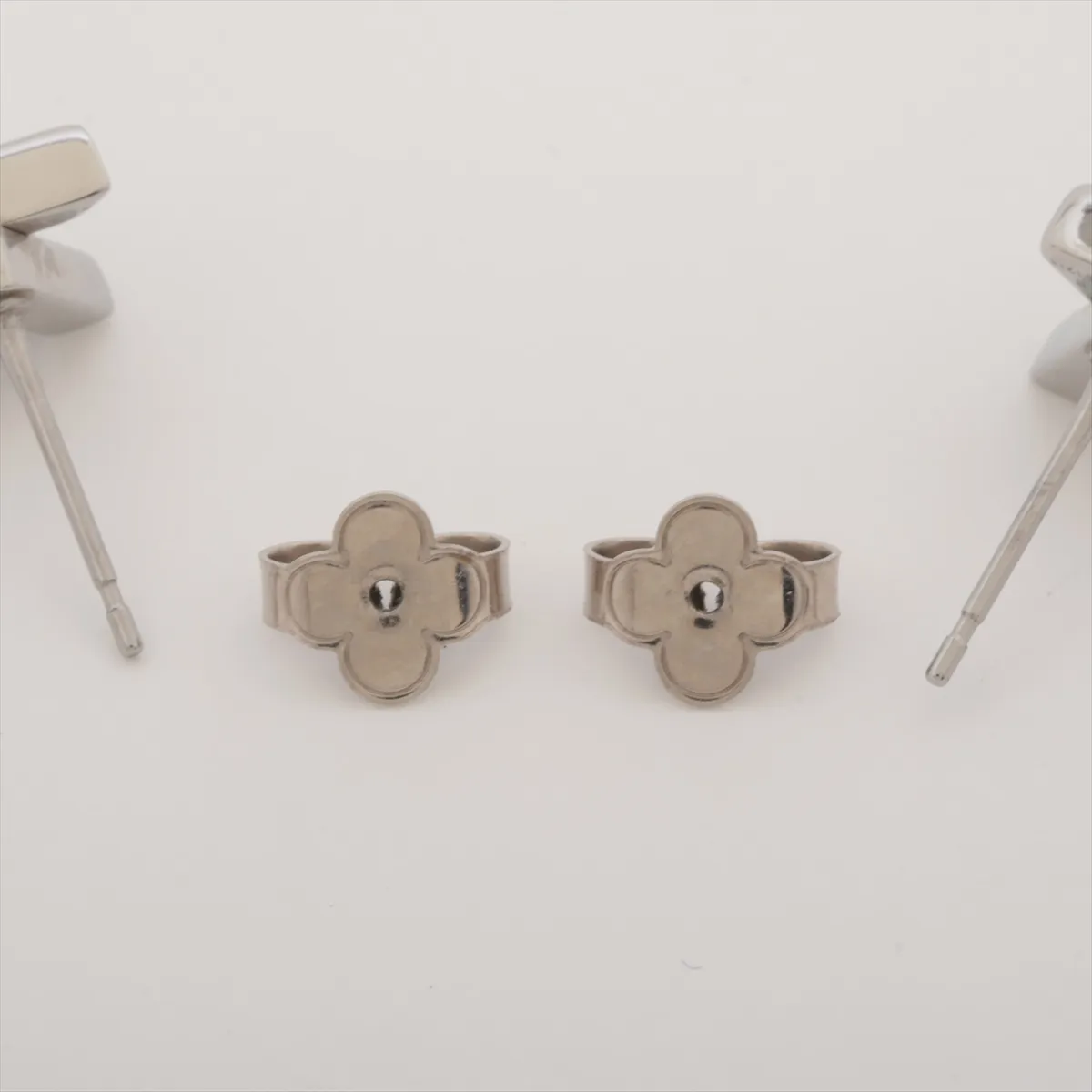M01870 Earrings GO-14 LE1214 Earrings (for both ears) Metal Silver — view 4