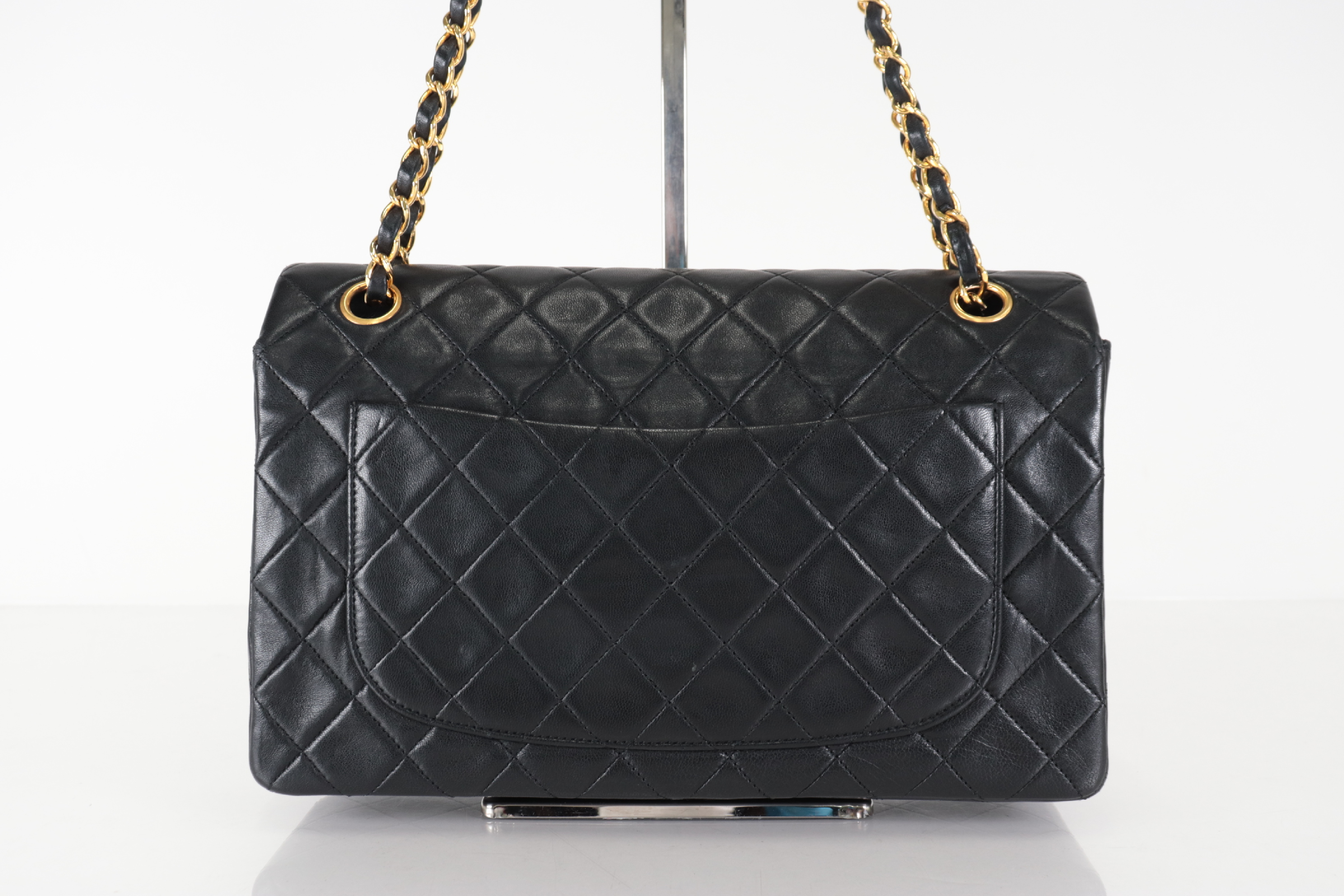 Lambskin Chain Shoulder Bag with Inner Pouch (Model No. 1) — view 3