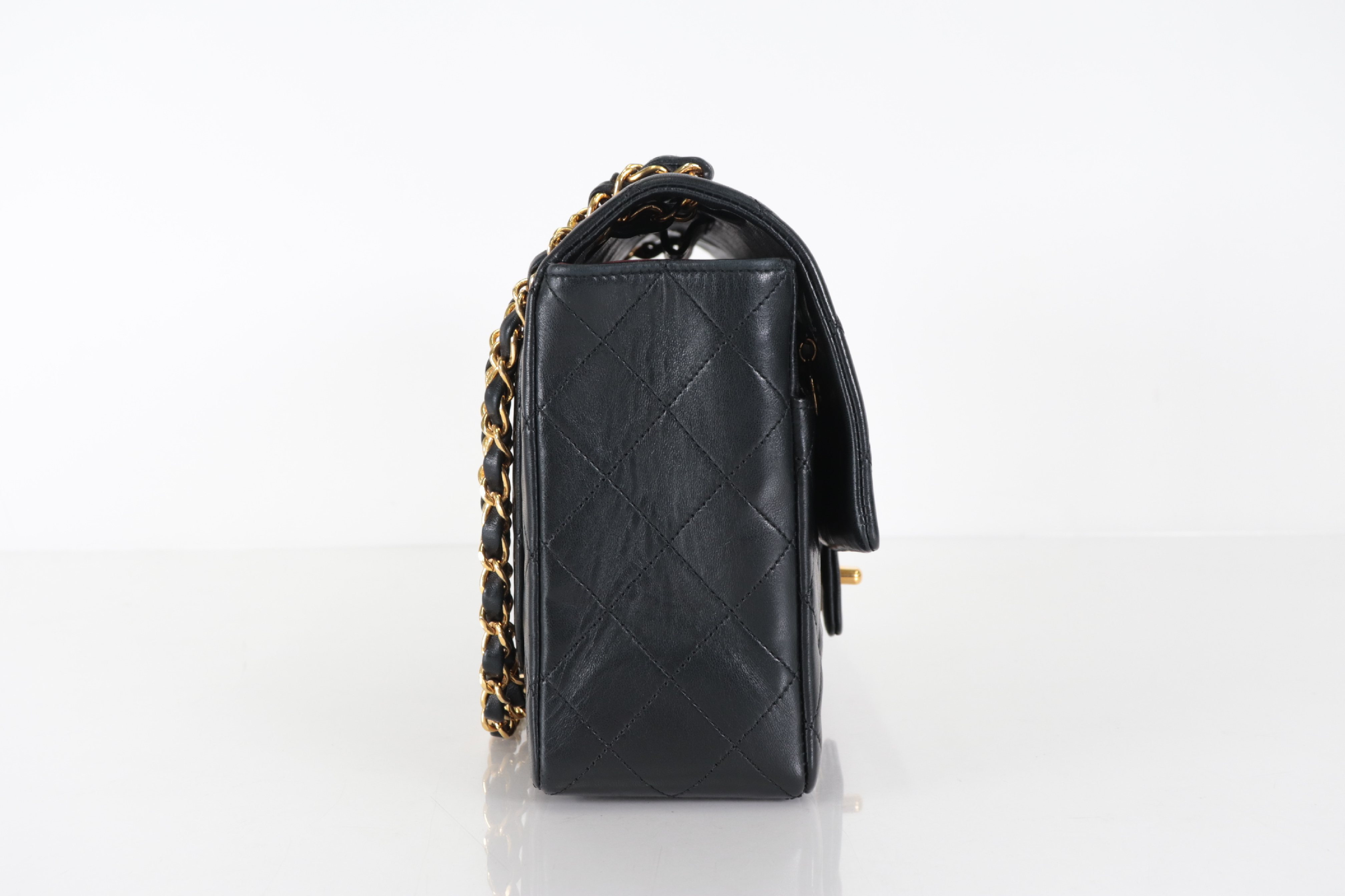 Lambskin Chain Shoulder Bag with Inner Pouch (Model No. 1) — view 4